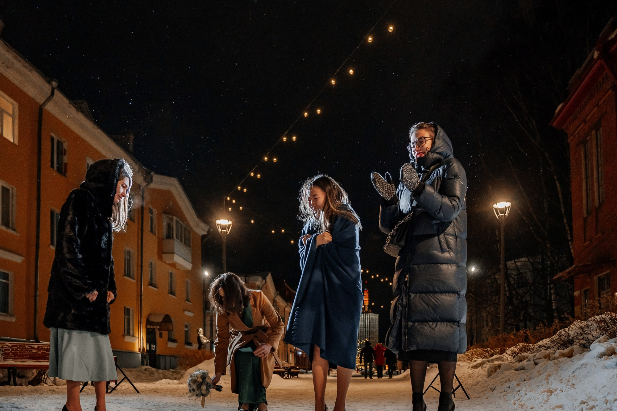 Свадебная съемка зимой. Свадебный фотограф в Архангельске и Северодвинске