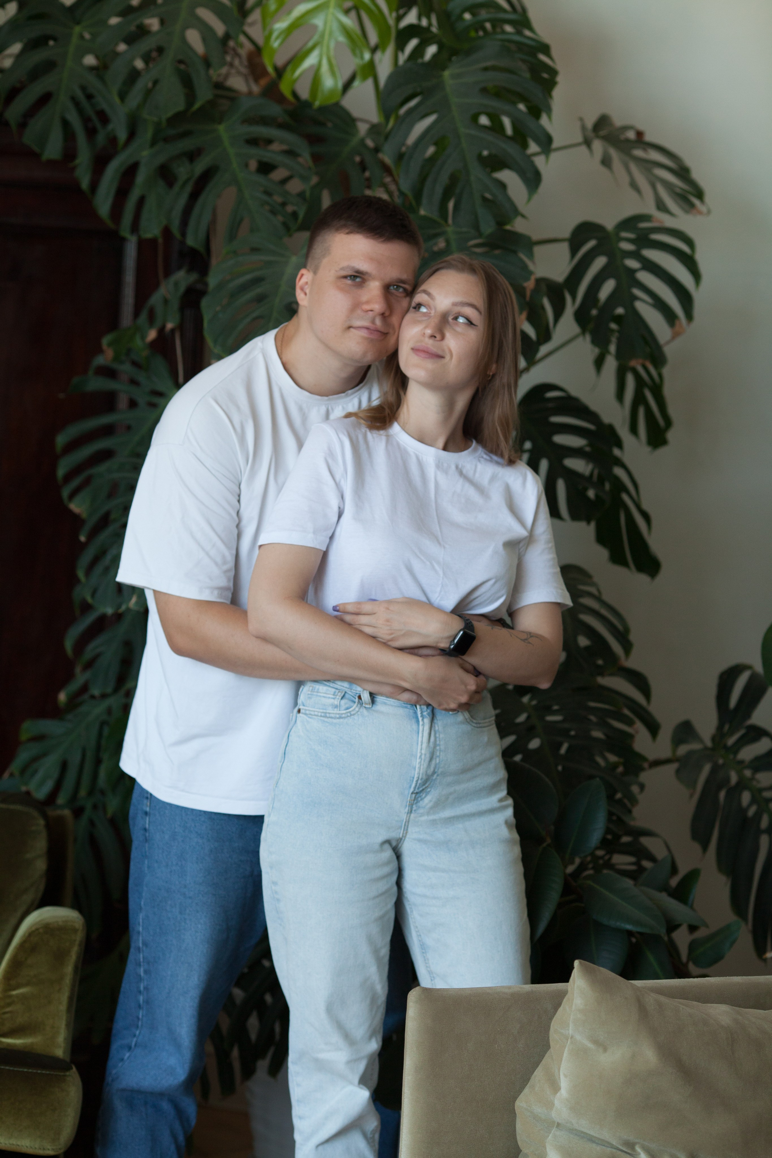 Женя и Кристина минимализм. Семейный и детский фотограф в Краснодаре Брусилова Марина