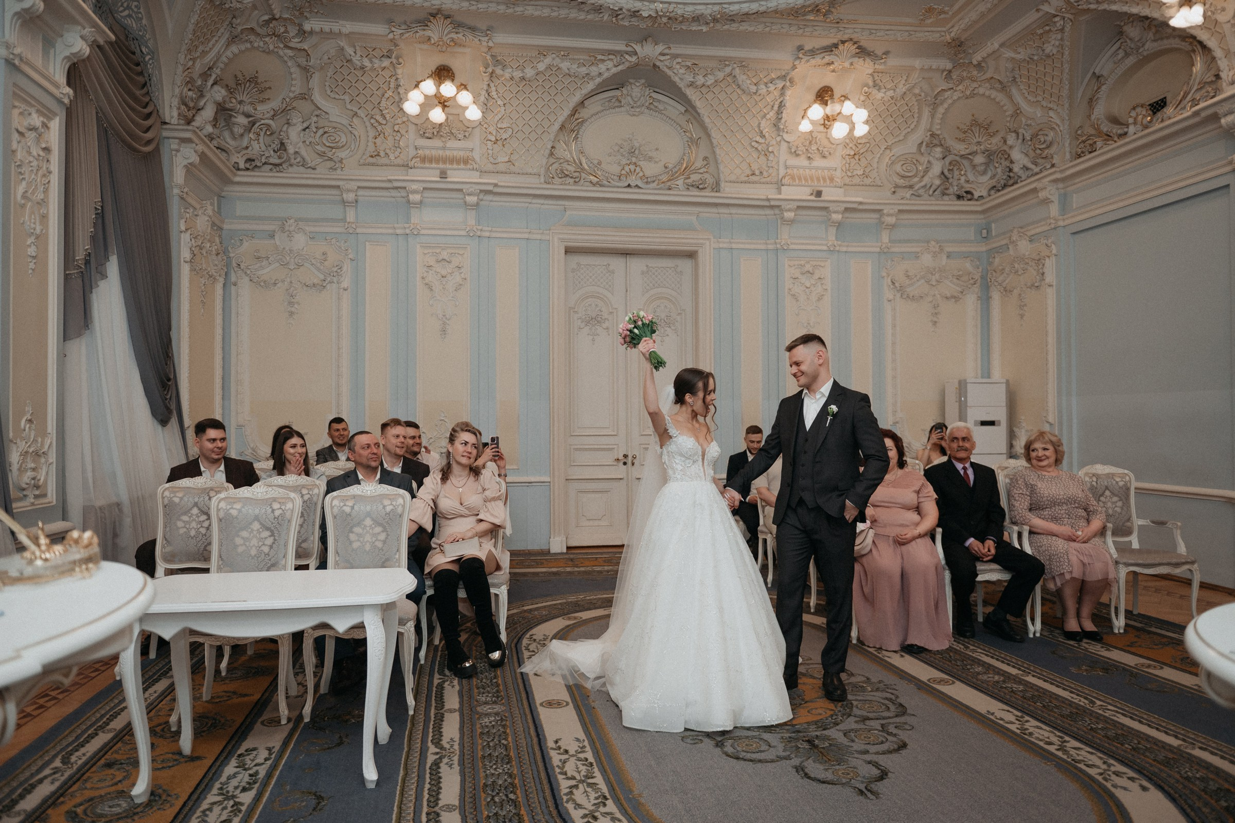 регистрация бракосочетания во 2 Дворце