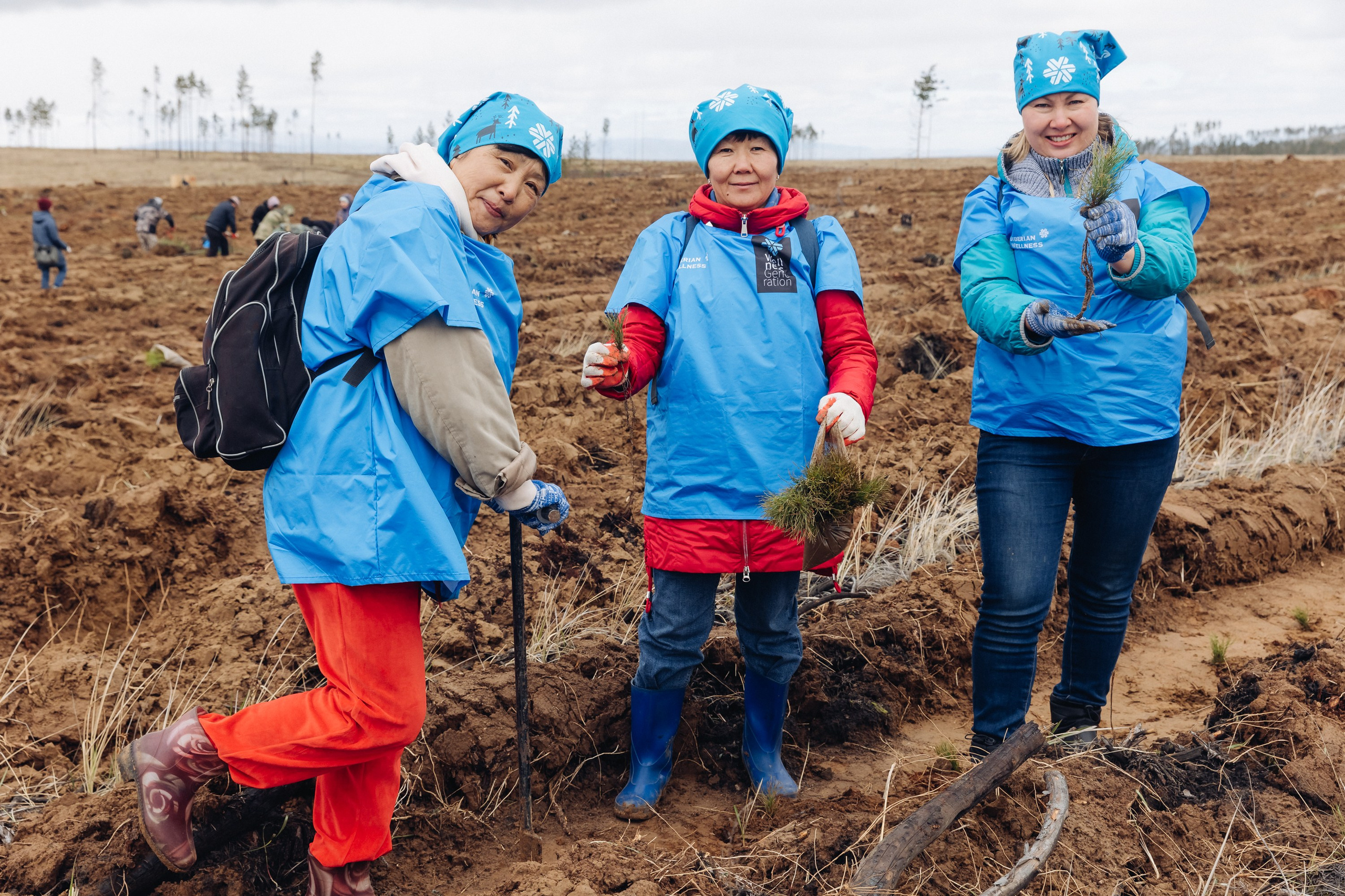 Siberian wellness. Ежегодная акция по посадке деревьев. Свадебный и семейный фотограф в Улан-Удэ