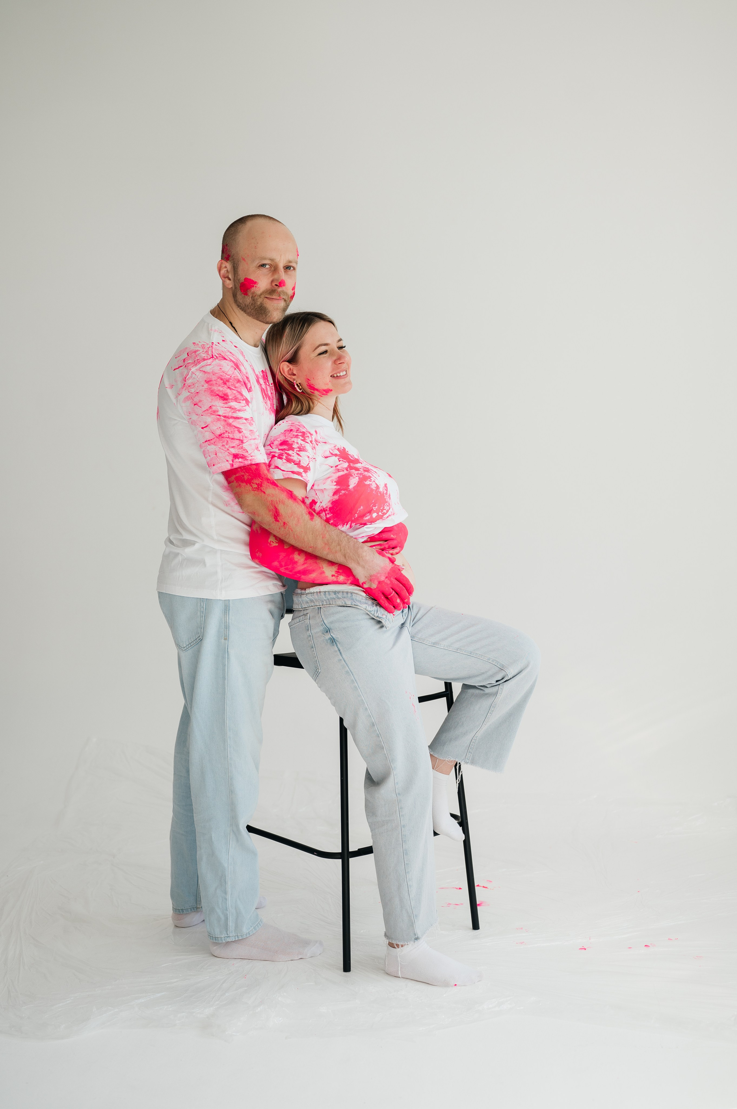 Гендер пати с красками. Свадебный и семейный фотограф в Краснодаре Алина Мельник