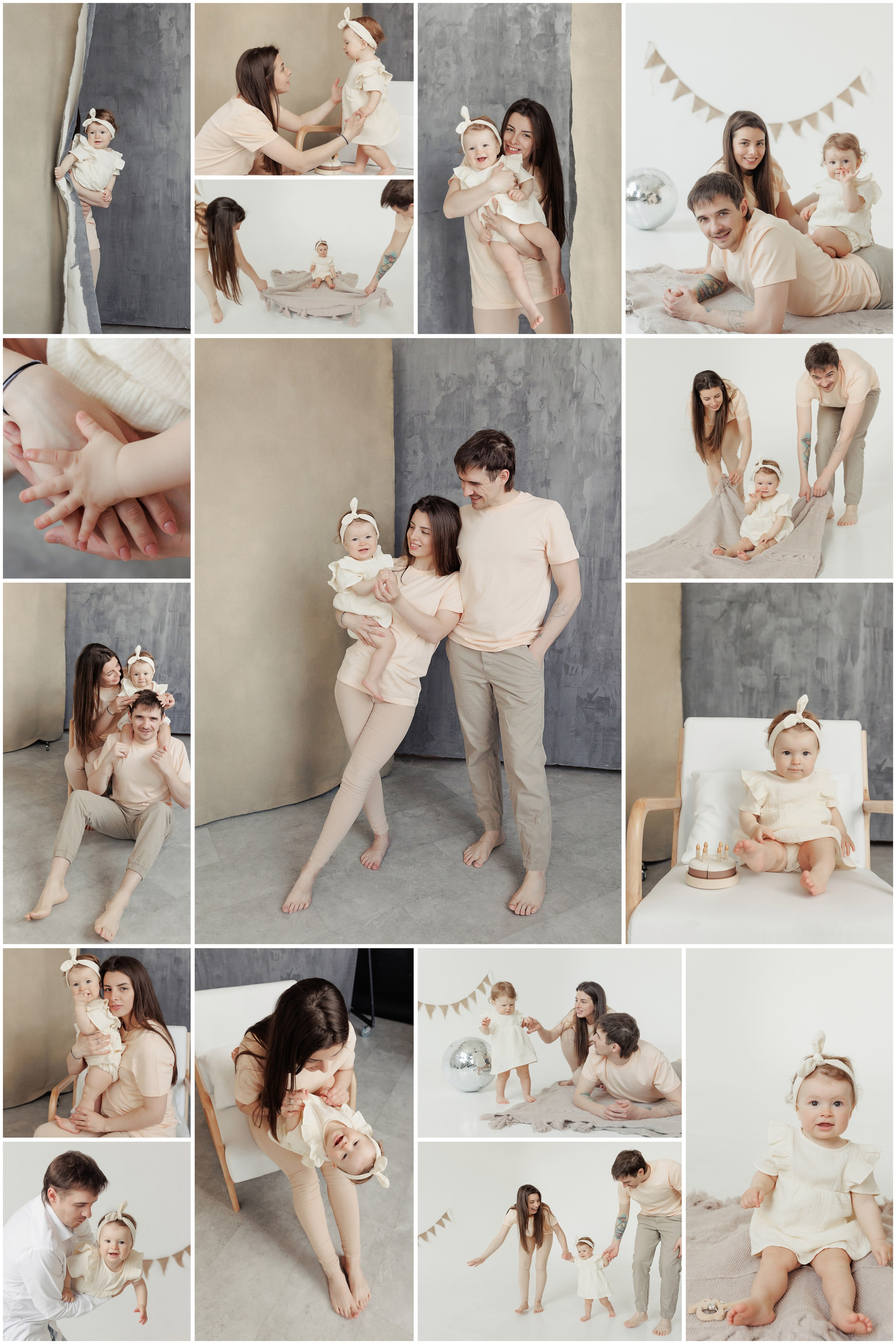 Семейная фотосессия в фотостудии и на природе в Твери. Свадебный и семейный фотограф в Твери и Тверской области