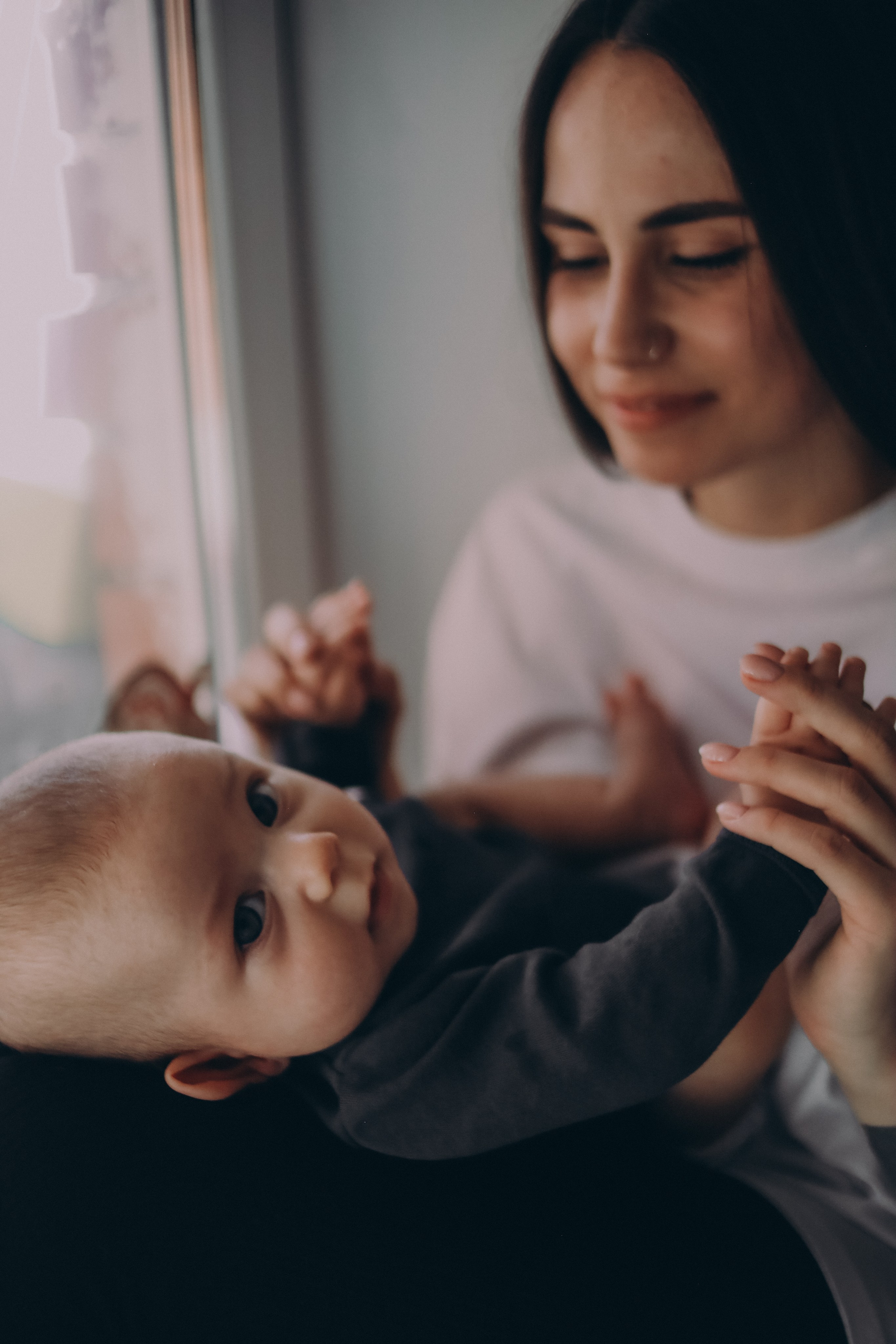 Мама, папа, я и 2 хвоста. Фотограф Новый Уренгой I Ньюборн I Фотограф материнства I ЯНАО