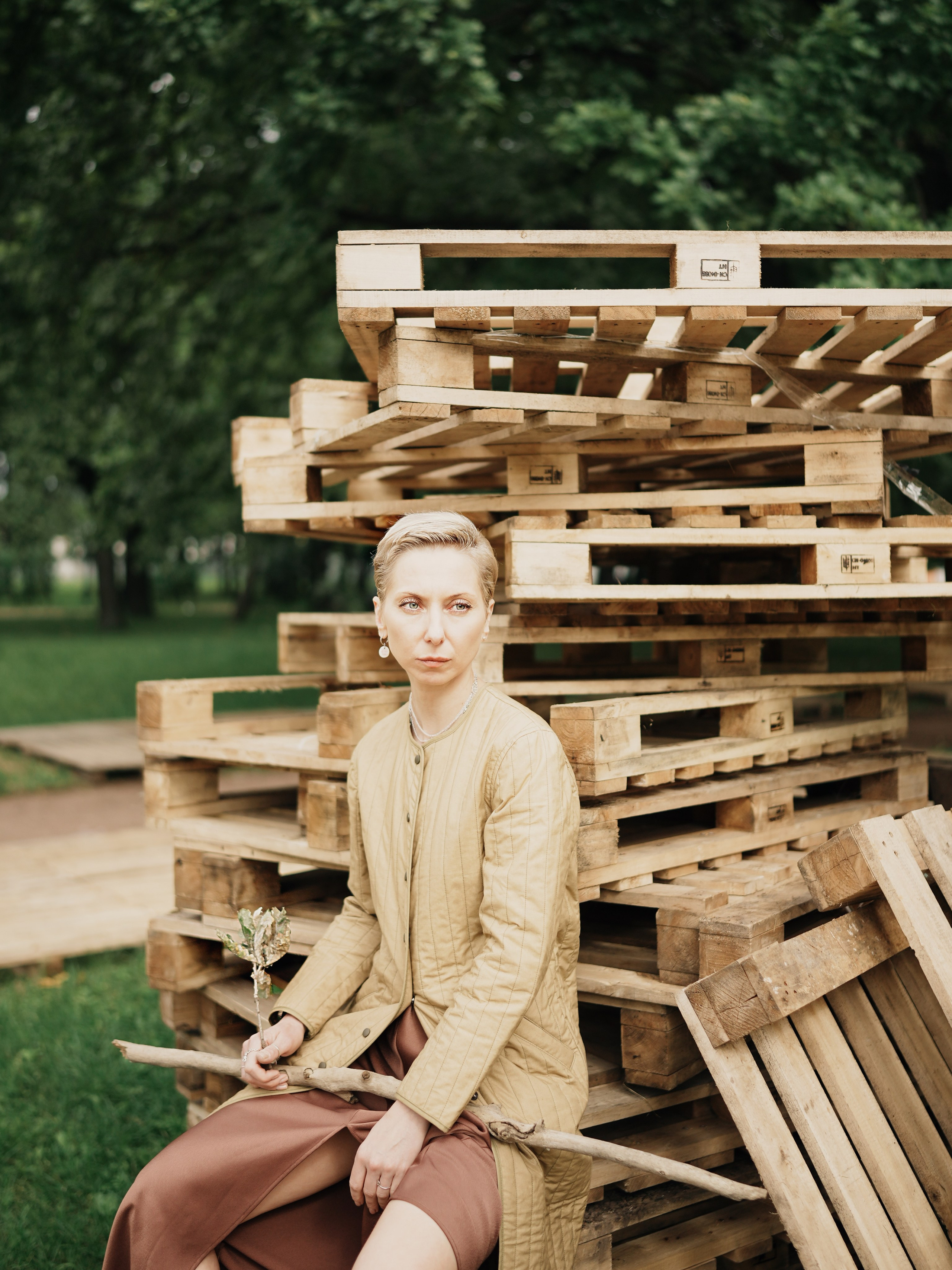 Девушка в летнем парке. Fotографиня из Санкт-Петербурга Настя Шуман