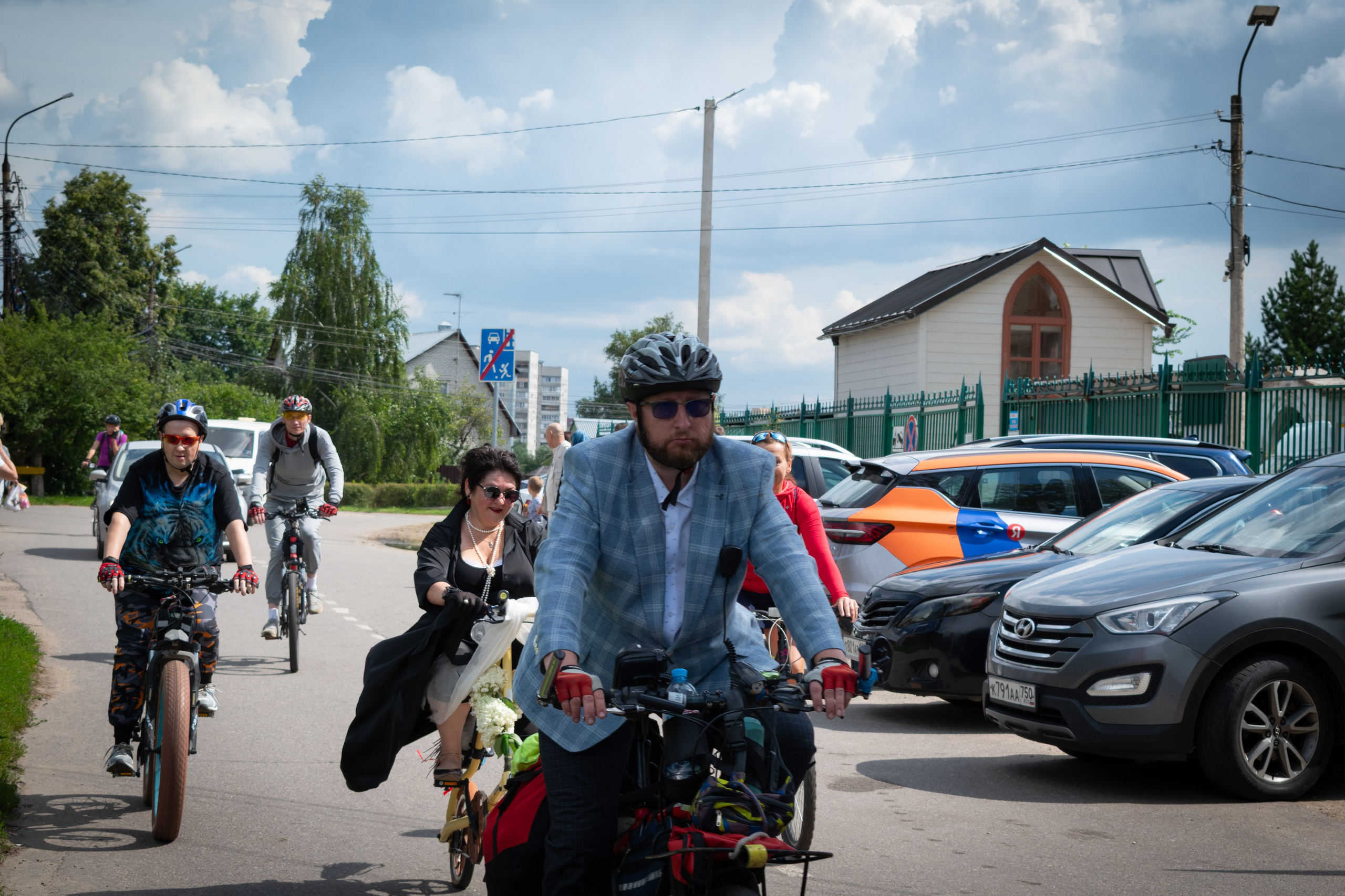 «Леди на велосипеде» — велопробег по г. Жуковскому 2025. Репортажный фотограф Сыбер Мартти