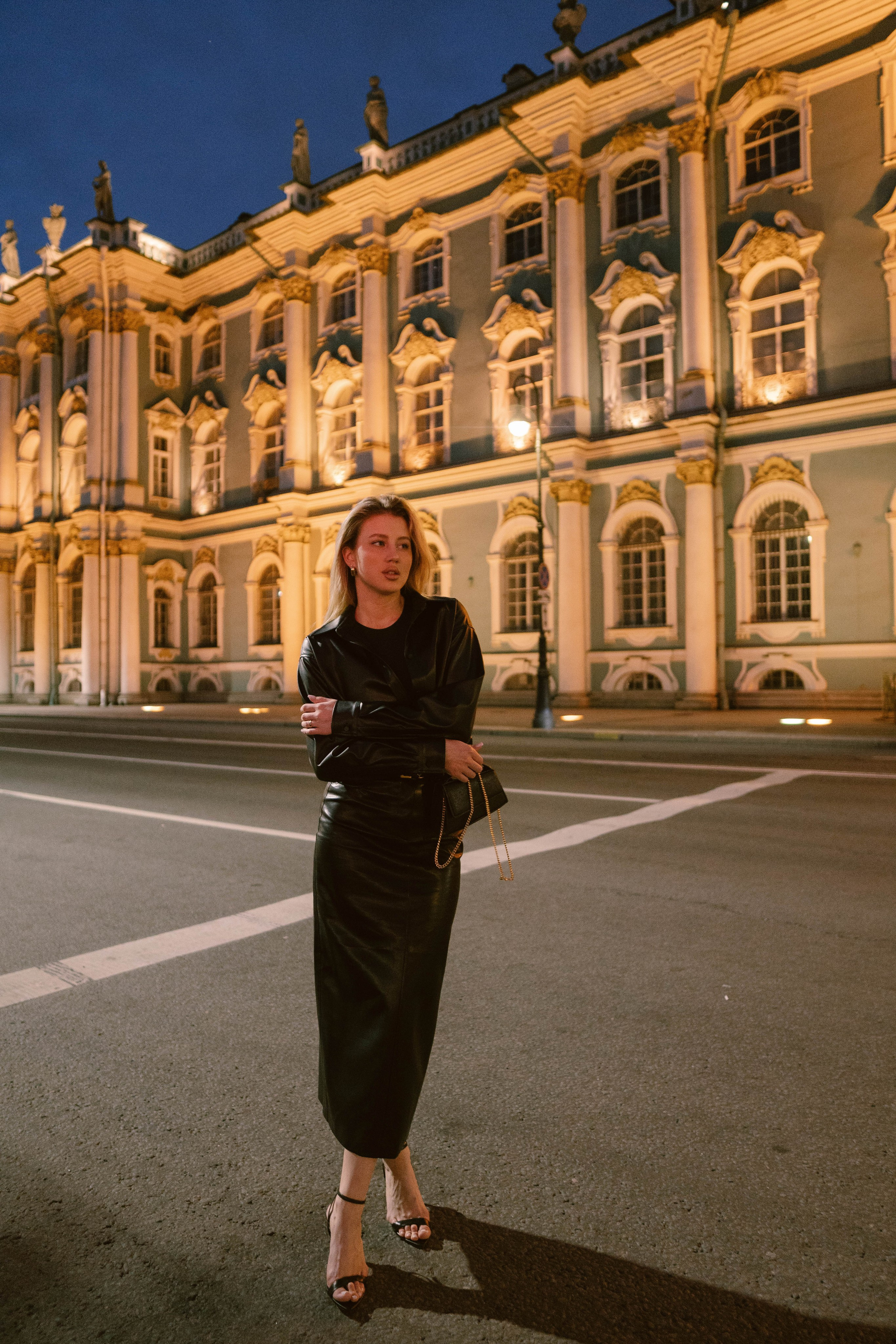 Даша и ночной Петербург. Фотограф в Санкт-Петербурге Головина Анастасия