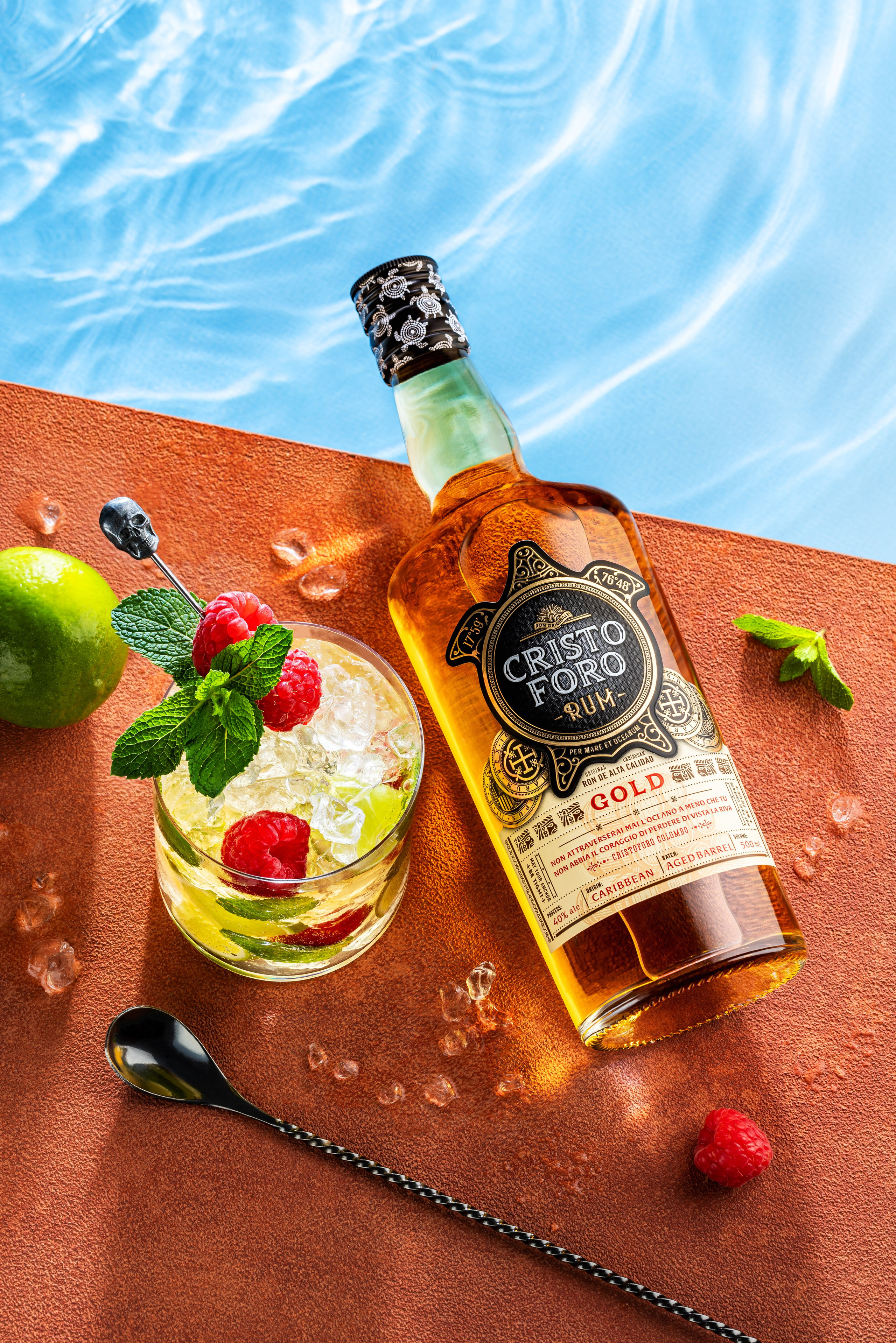 Cristoforo rum. Foodie Stories (гастрономические истории) рекламная фуд-фотосъёмка, Москва