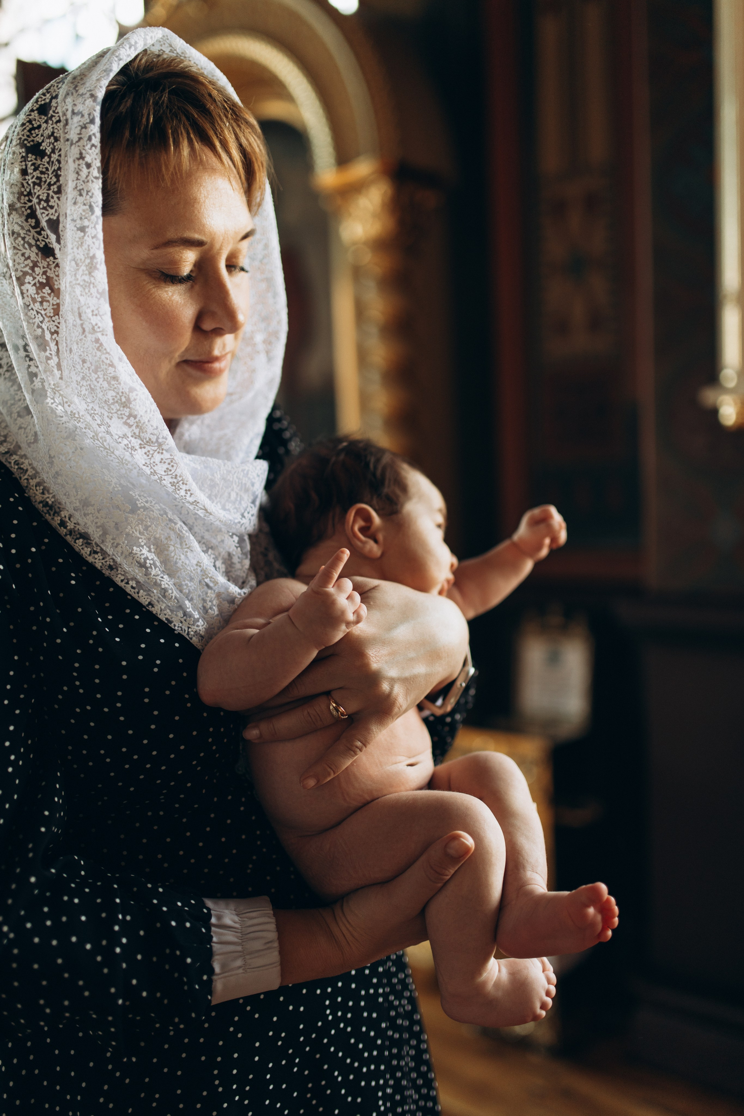Крещение Лёвы. Самый теплый фотограф в Краснодаре Рябоконь Ксения