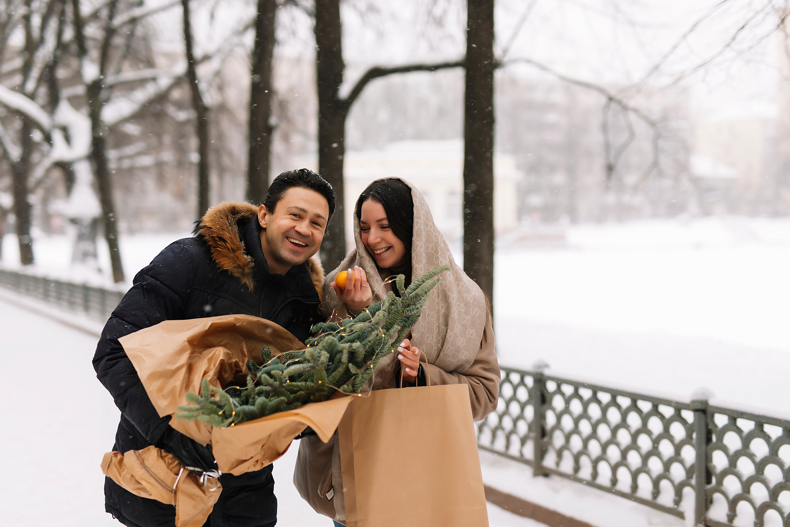 Новогодняя прогулка. Патрики. Фотограф Москва Мария Захарова