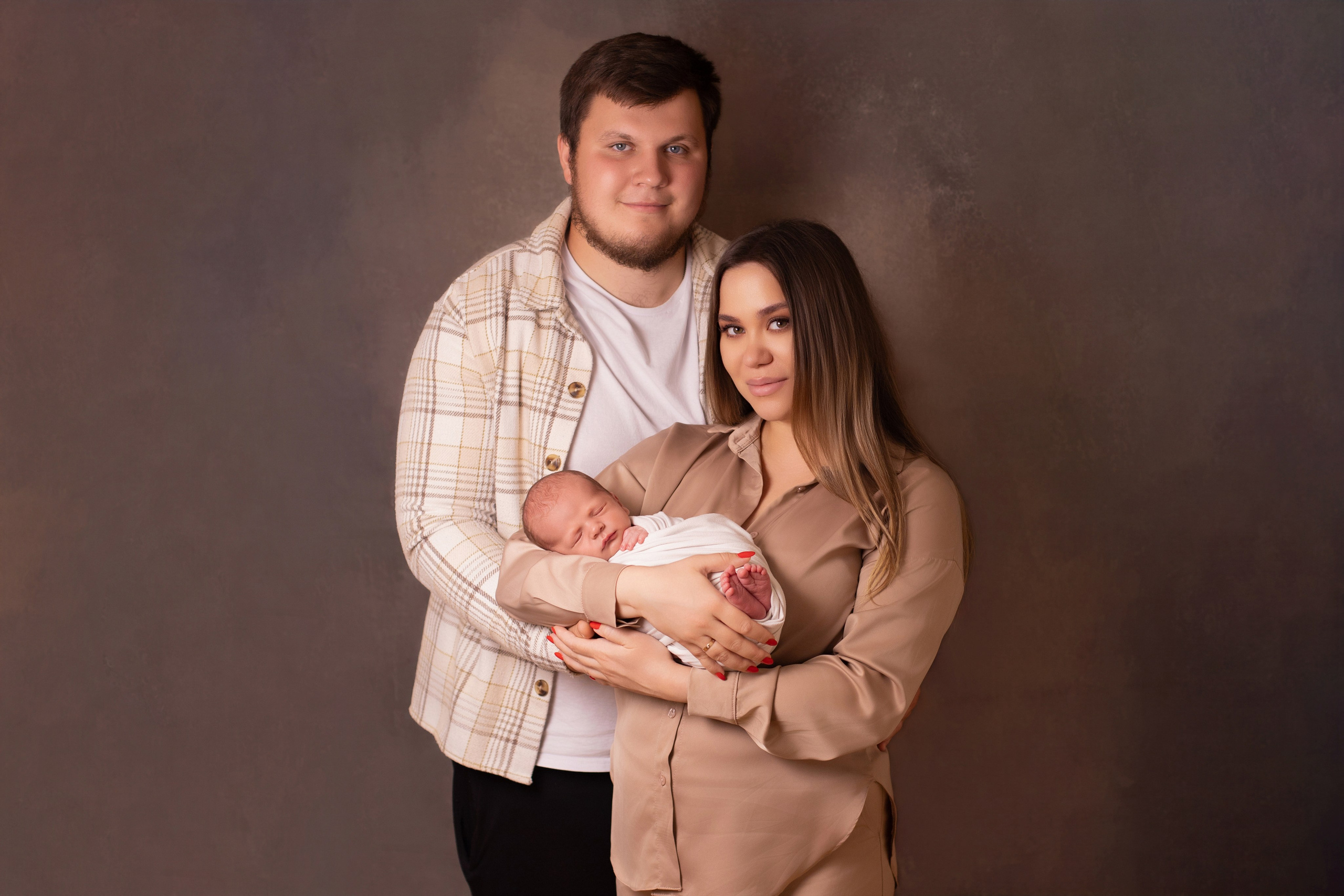 Портретные семейные. Фотограф новорожденных в Москве Кристина Ткач