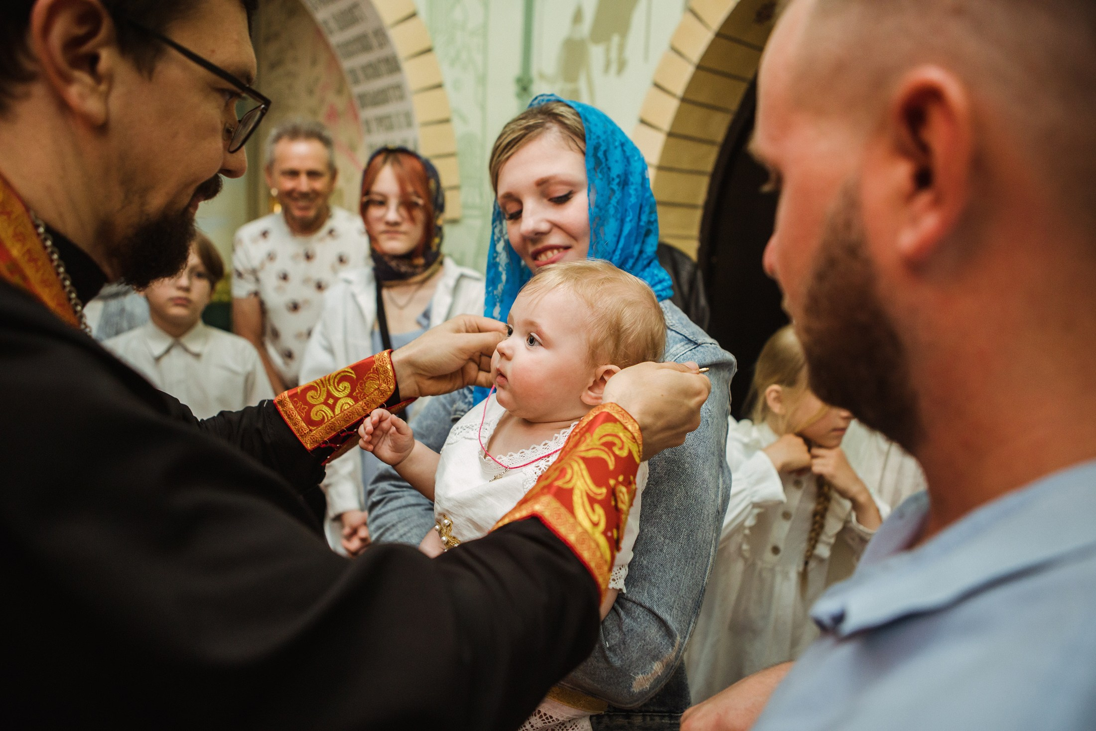 Храм Преподобного-Сергия-Радонежского. Крещение Мелании. Фотографы в городе Волгограде — Людмила Агеева и Алексей Околелов