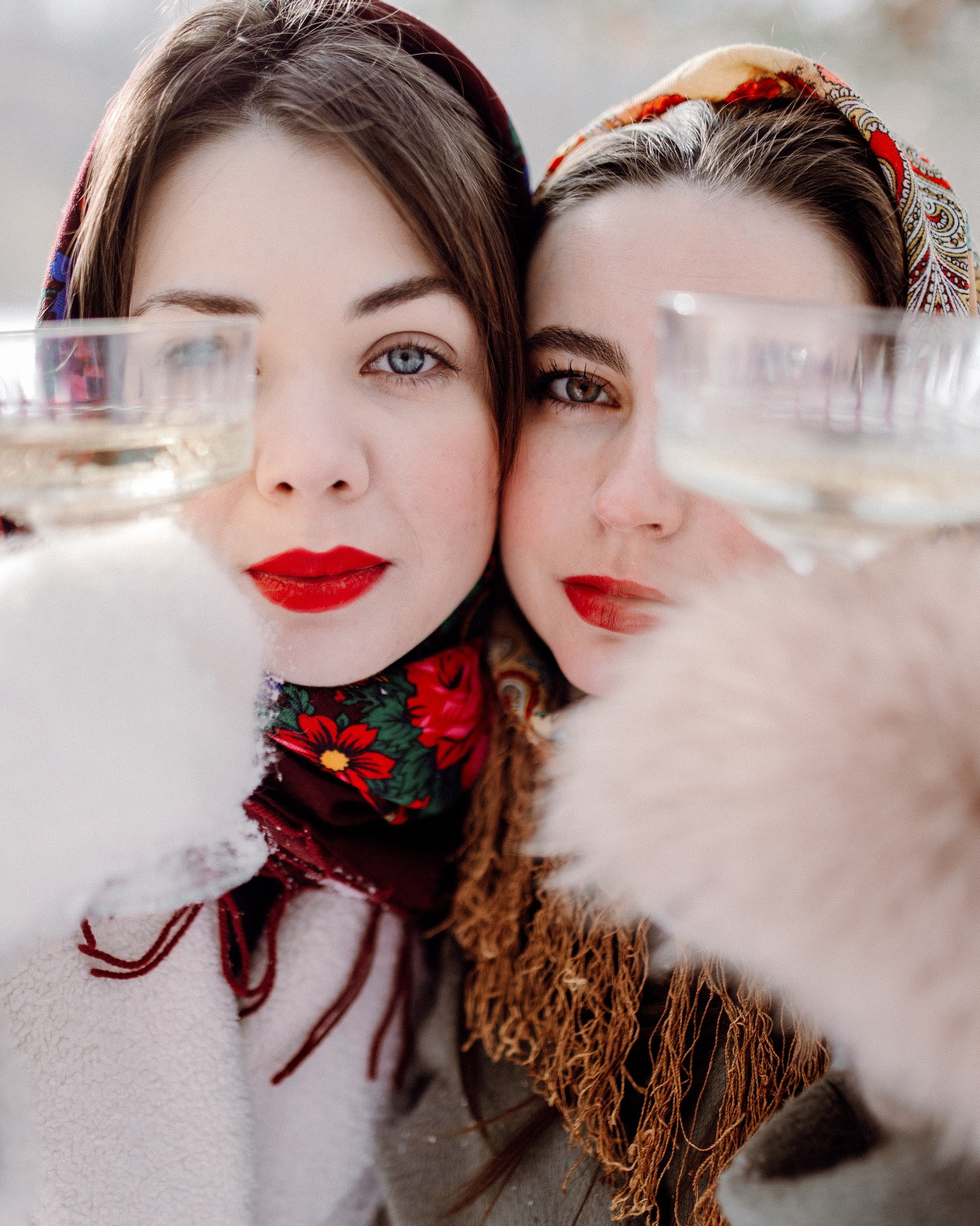 Сёстры. Масленица. Анастасия Турсунова арт-фотограф в Москве