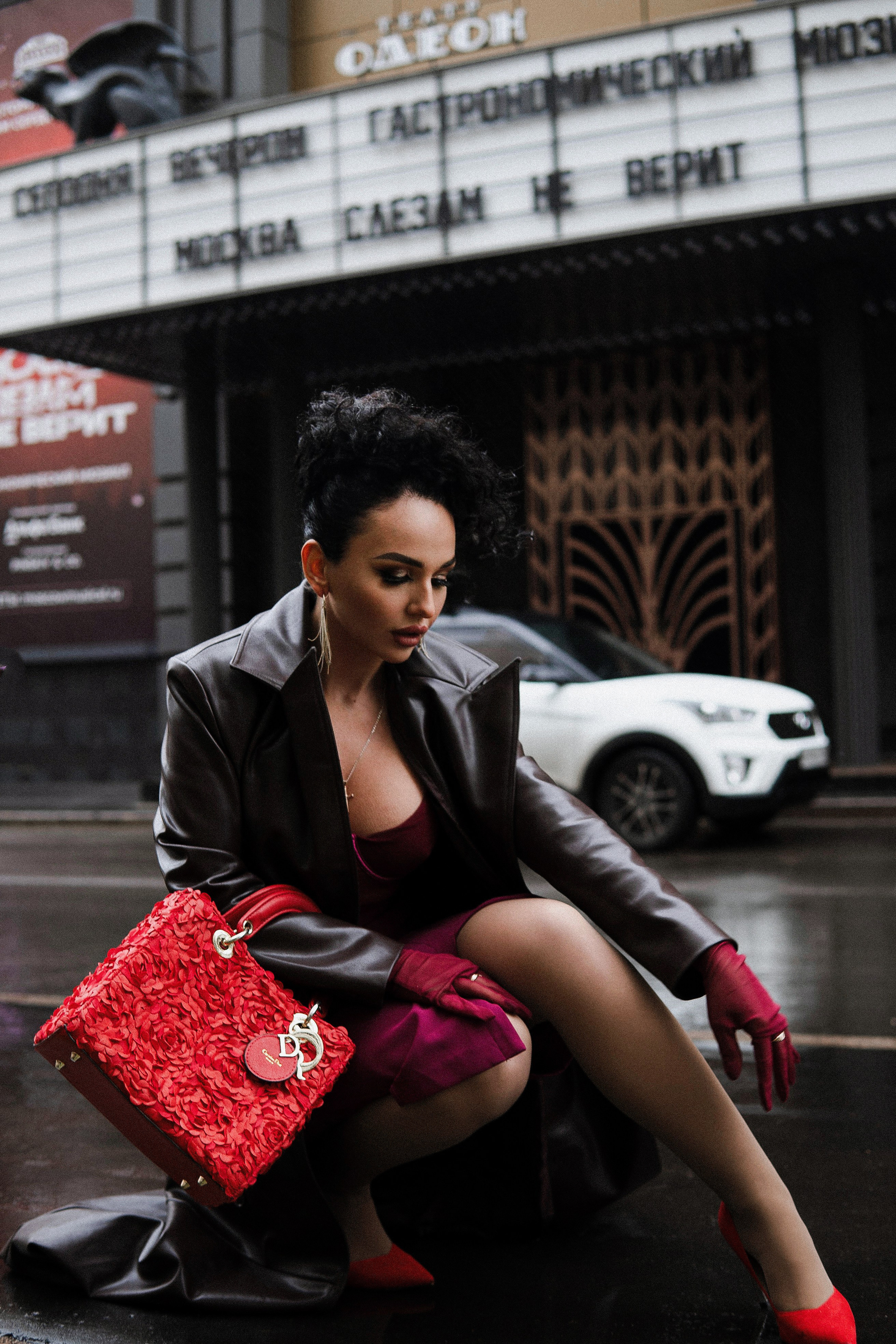 Ретро съемка — модель Алена. Фотограф Москва и Видеограф Москва