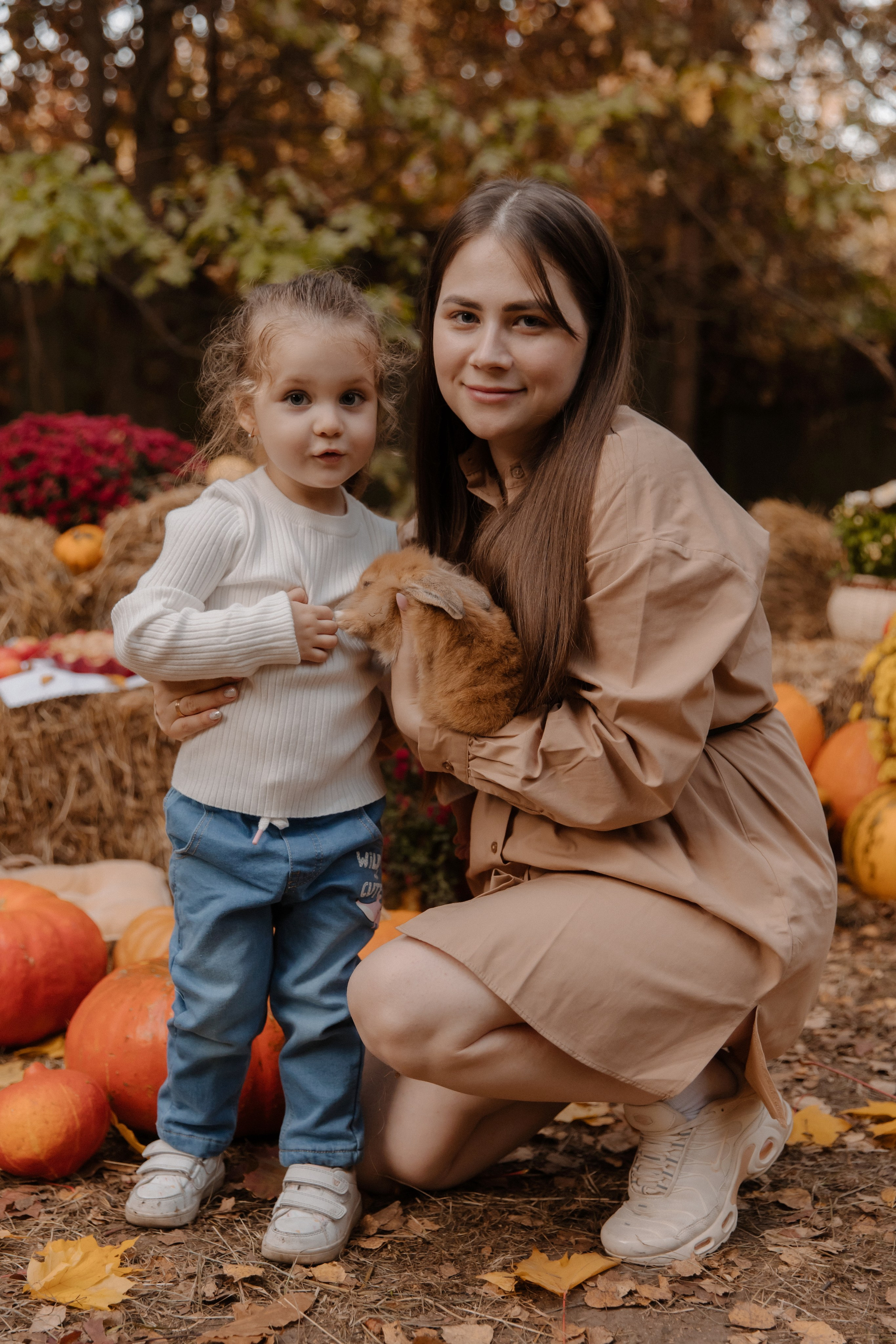 Съемка с кроликами. Семейный и свадебный фотограф в Москве и Зеленограде Пилипенко Юлия