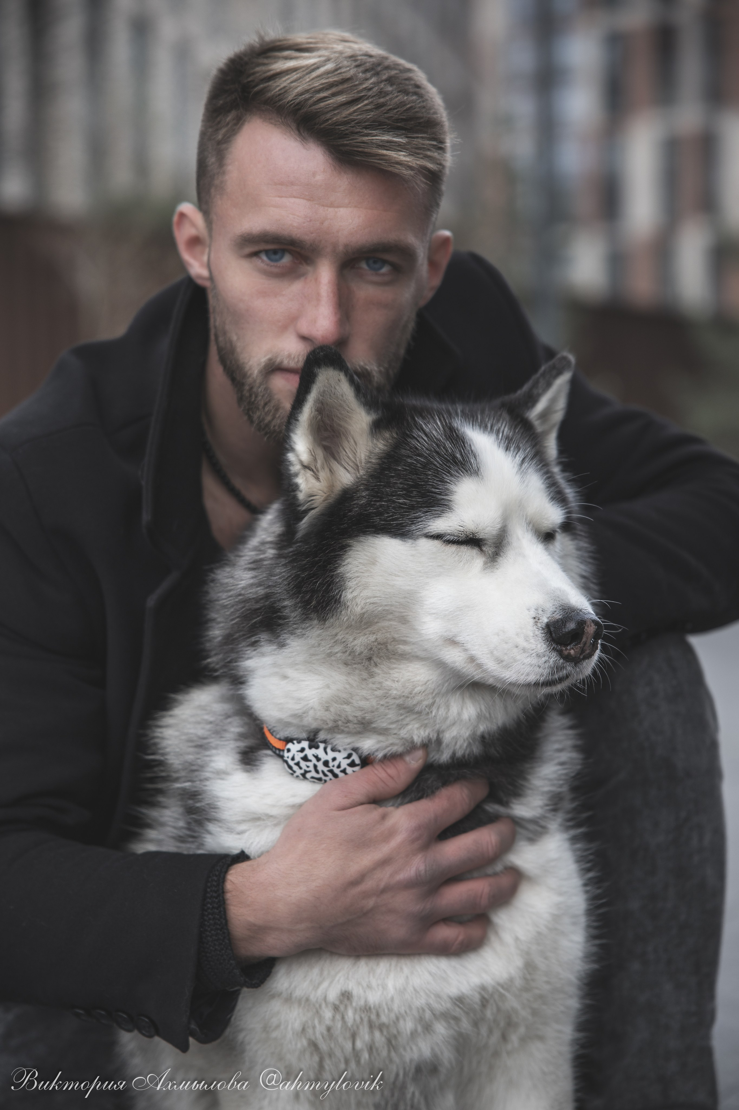 Прогулка с Хаски (Сергей). Виктория Ахмылова. Фотограф в Москве