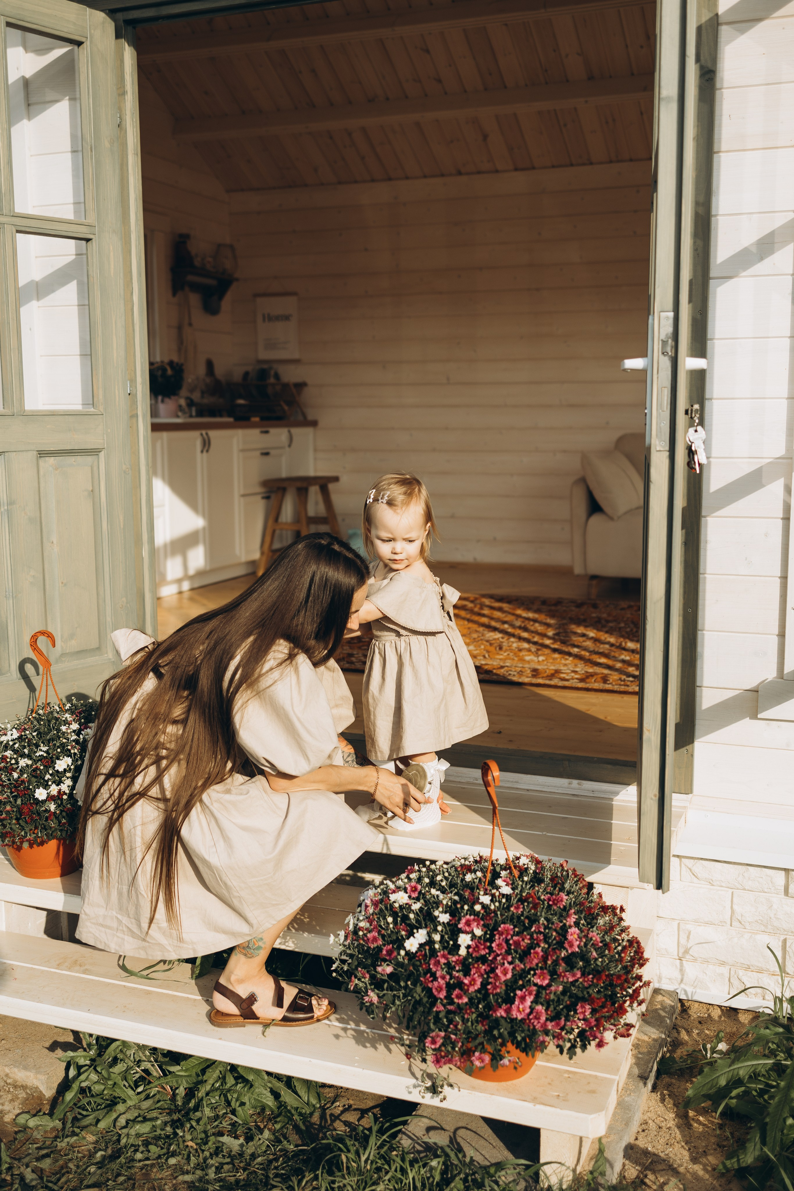 Оля и Мирослава Беседка. Семейный фотограф в Москве Виктория Ястребинская
