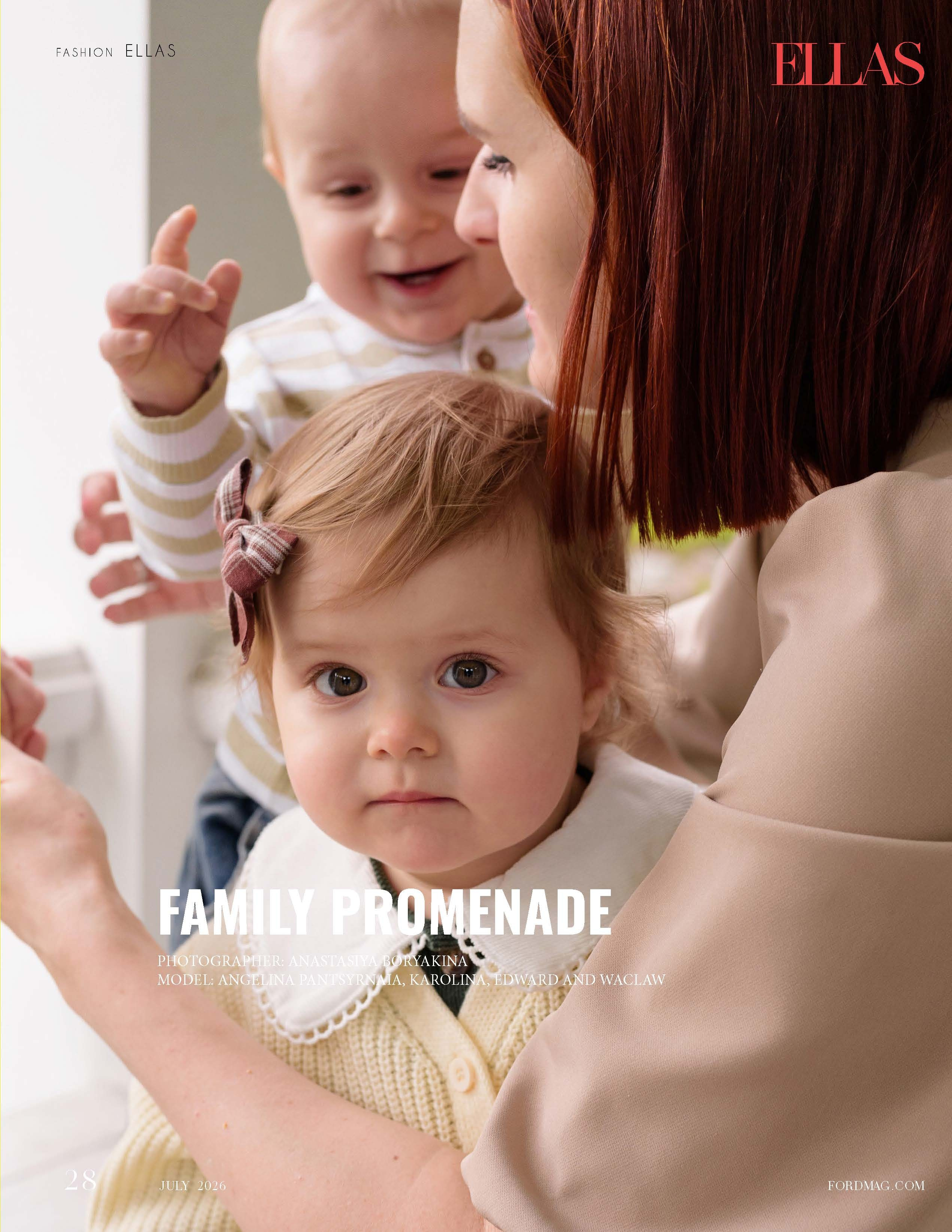 «Family promenade» в&nbsp;Ellas Magazine (июль 2026)