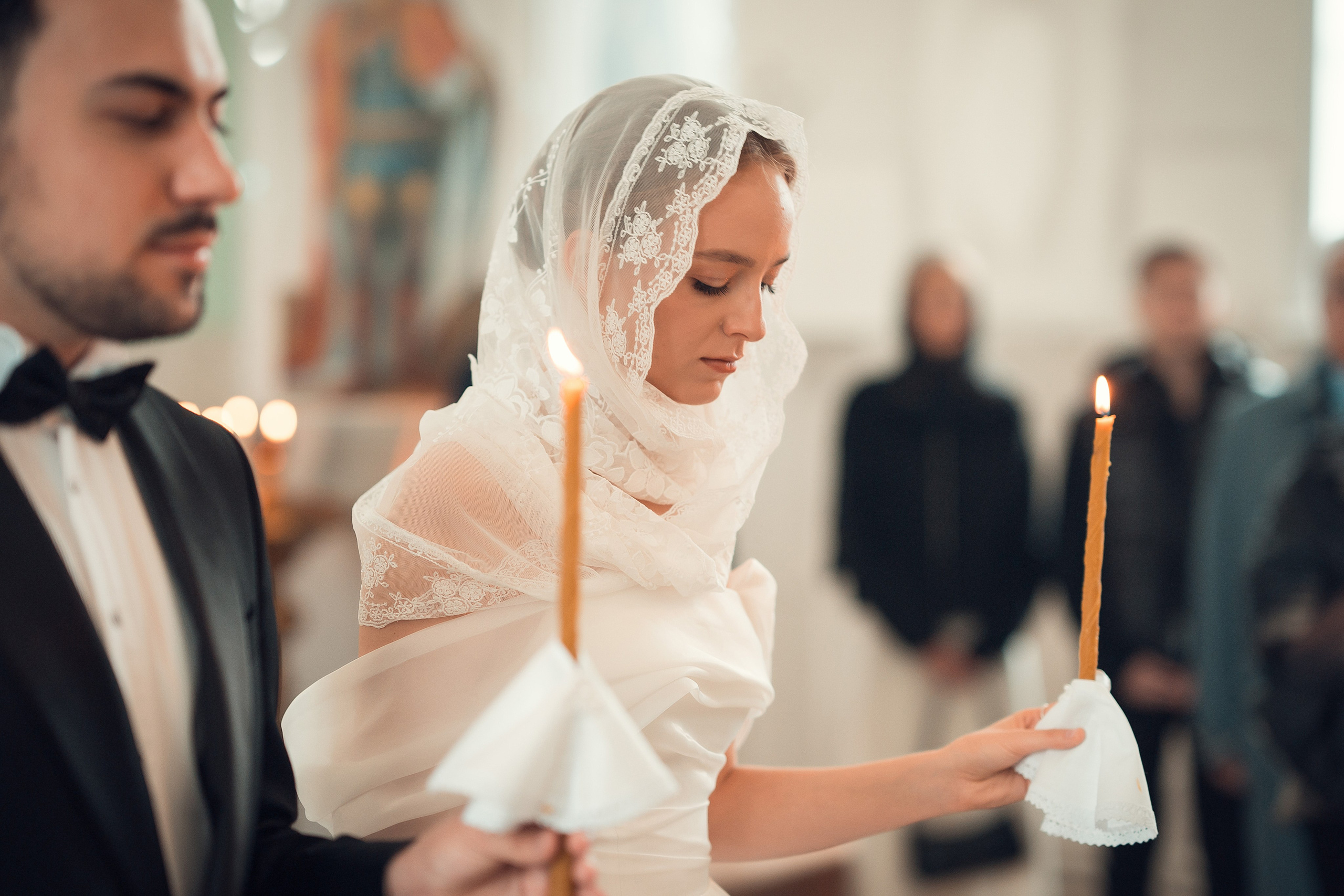 Таинство Венчания Ивана и Полины Храм Феодора Тирона. Фотограф на Крещение и Венчание в Красноярске Рамазанова Юлия