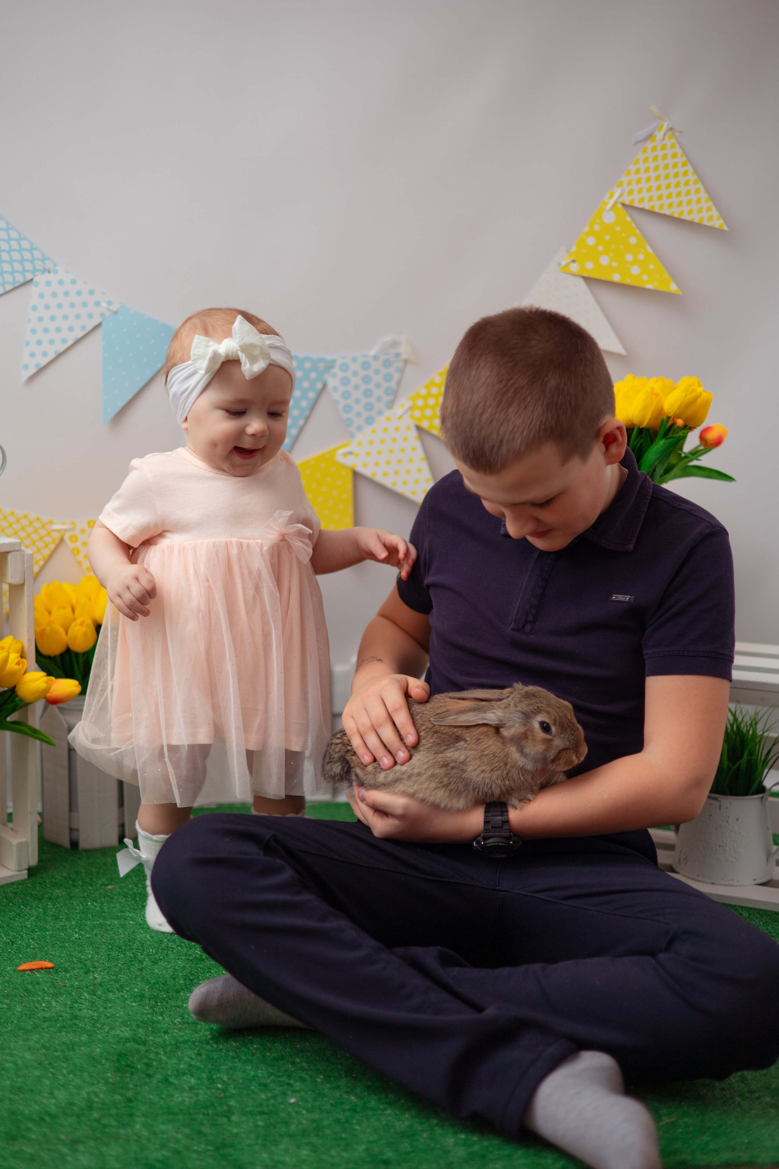 Злата кролики. Семейный и детский фотограф в Михайловке Татьяна Лестьева