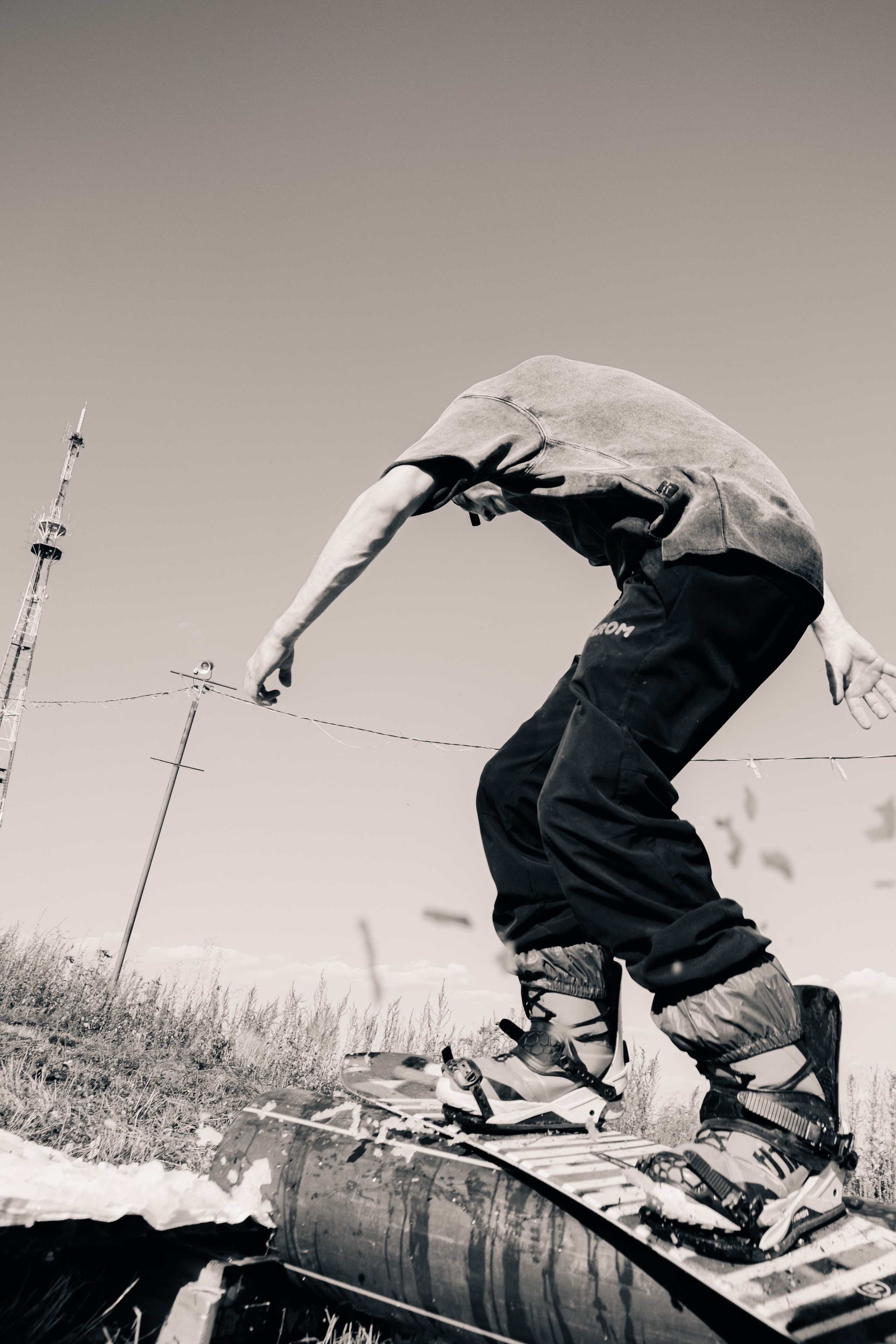 Autumn snowboarding. Фотограф Валерия Кононова