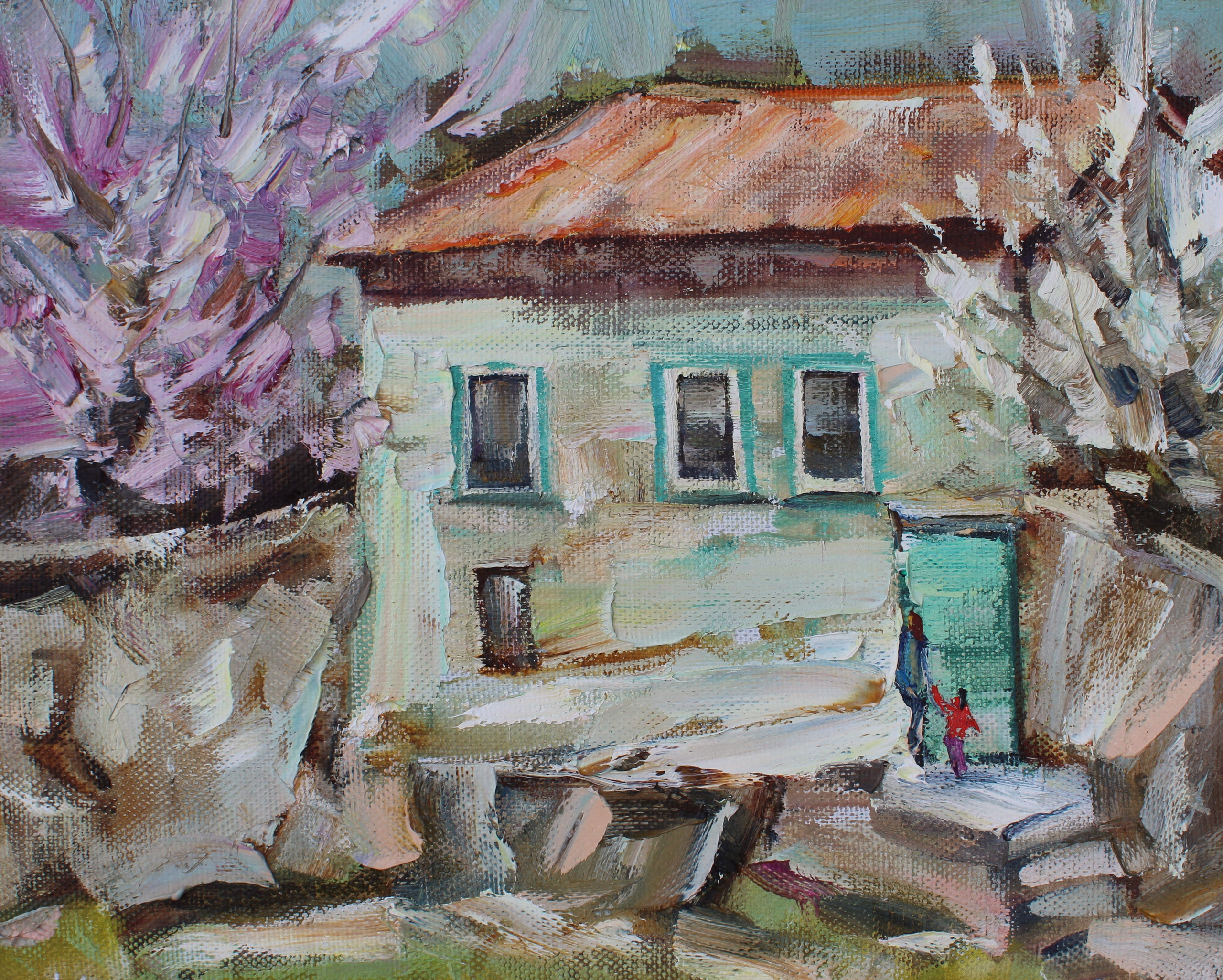 "Домик в Бахчисарай". 2025. Холст, масло. 40х50 см. Цена: 10000 руб.