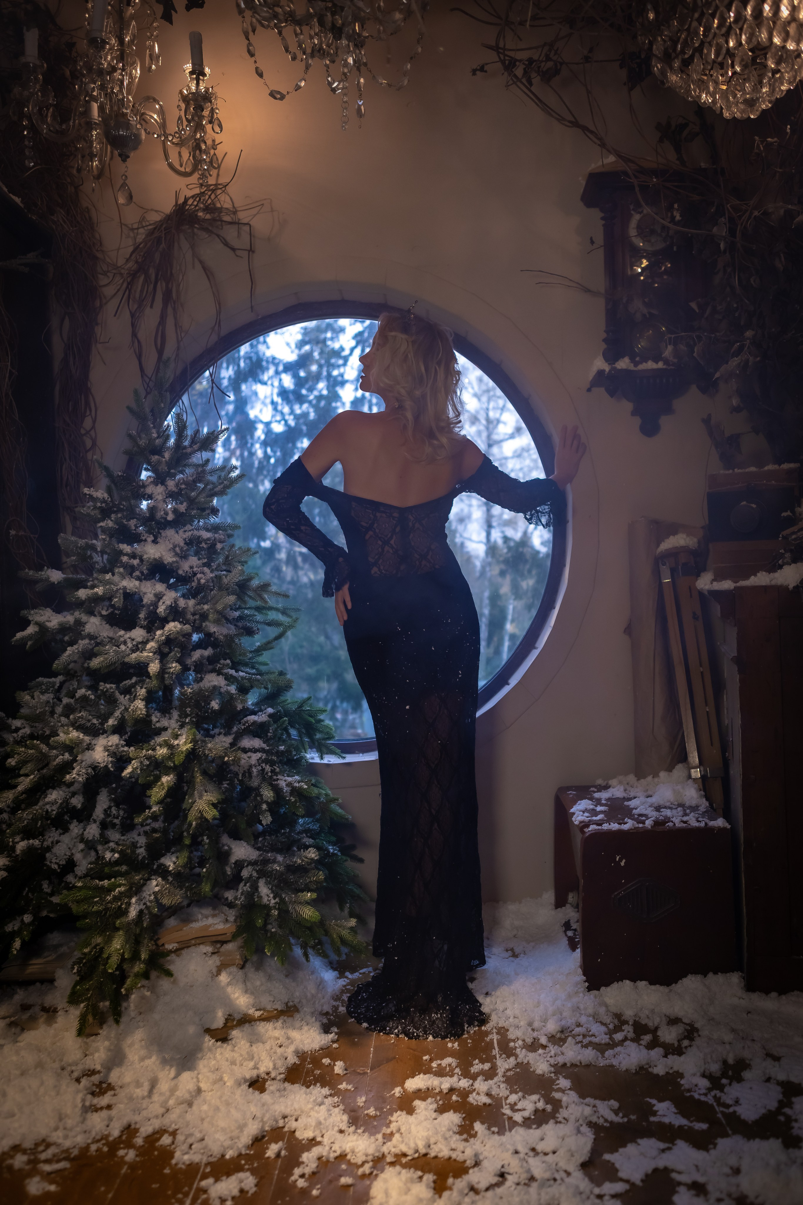 Готическая фотосессия на Хелловин. Свадебный фотограф в Москве