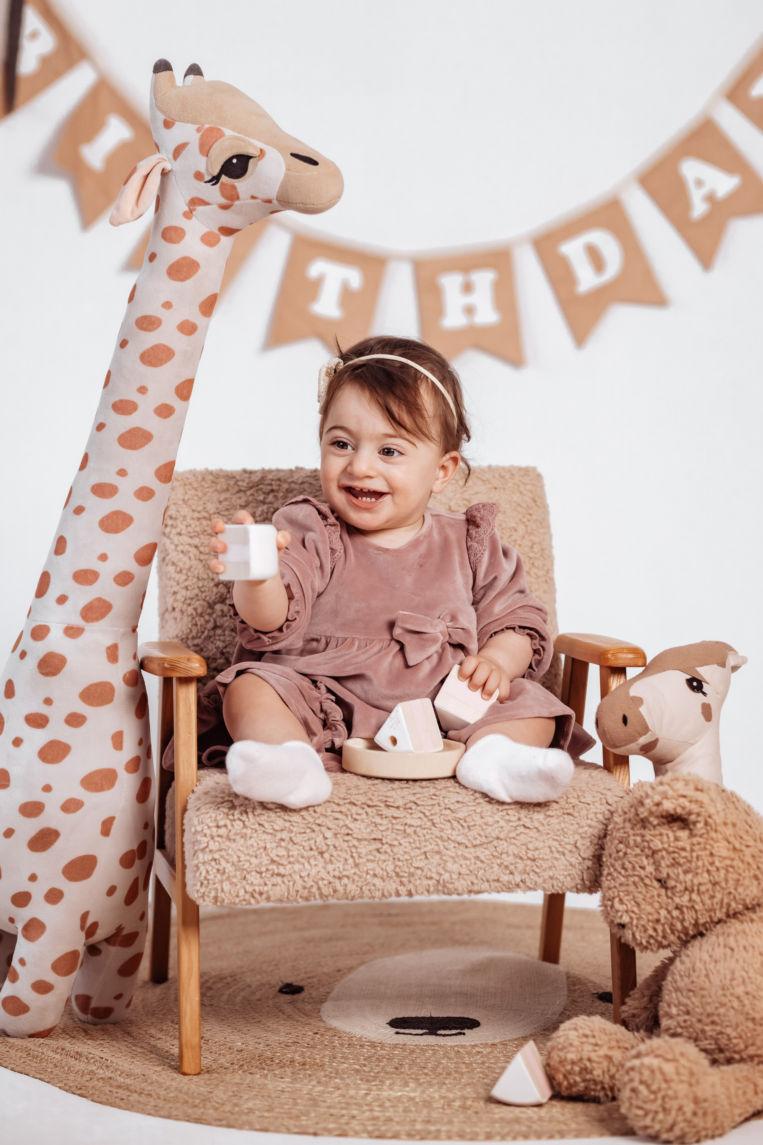 Первый годик девочки. Фотохудожник Наталия Кирсанова