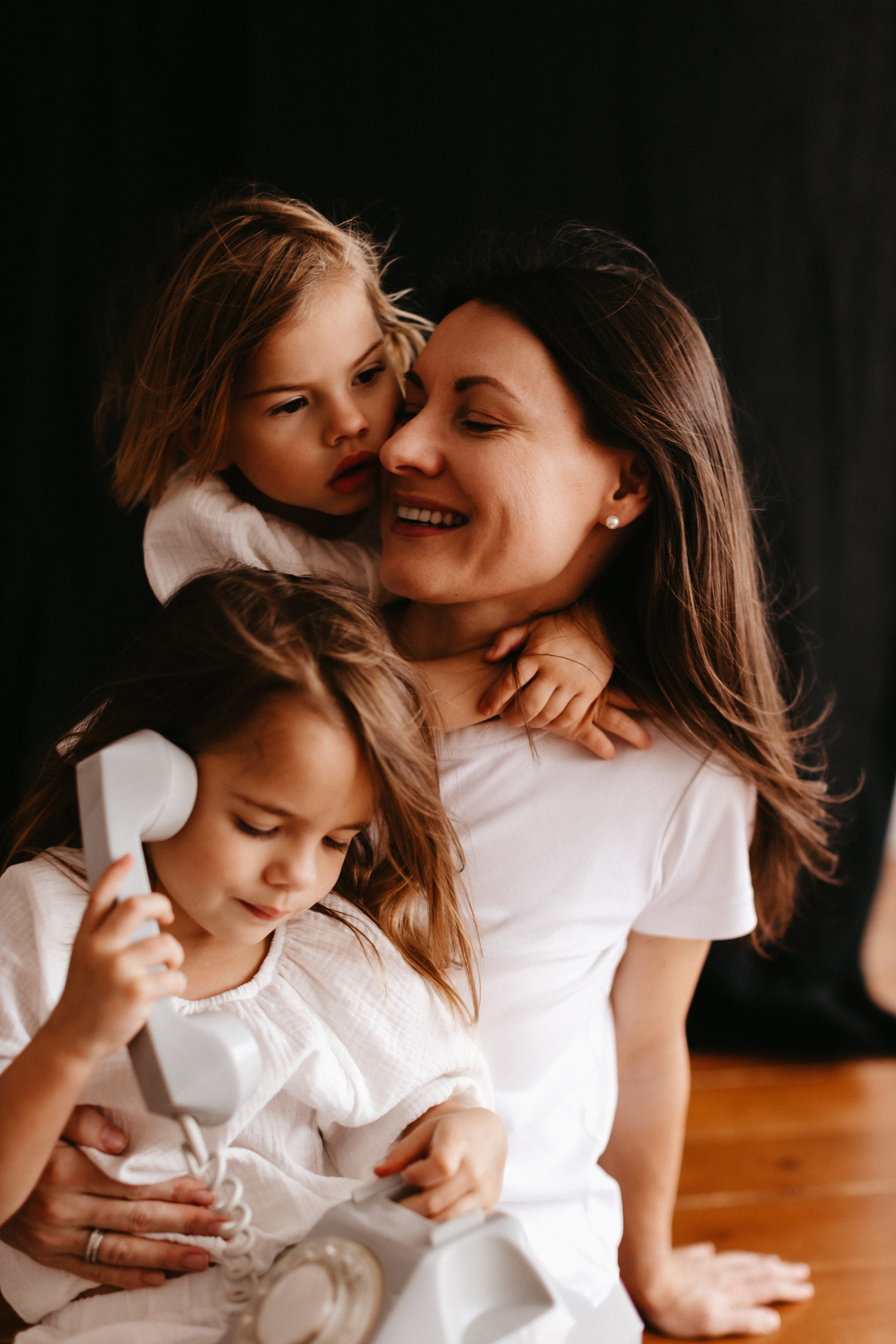 Мама и девочки. Евгения Пелипас