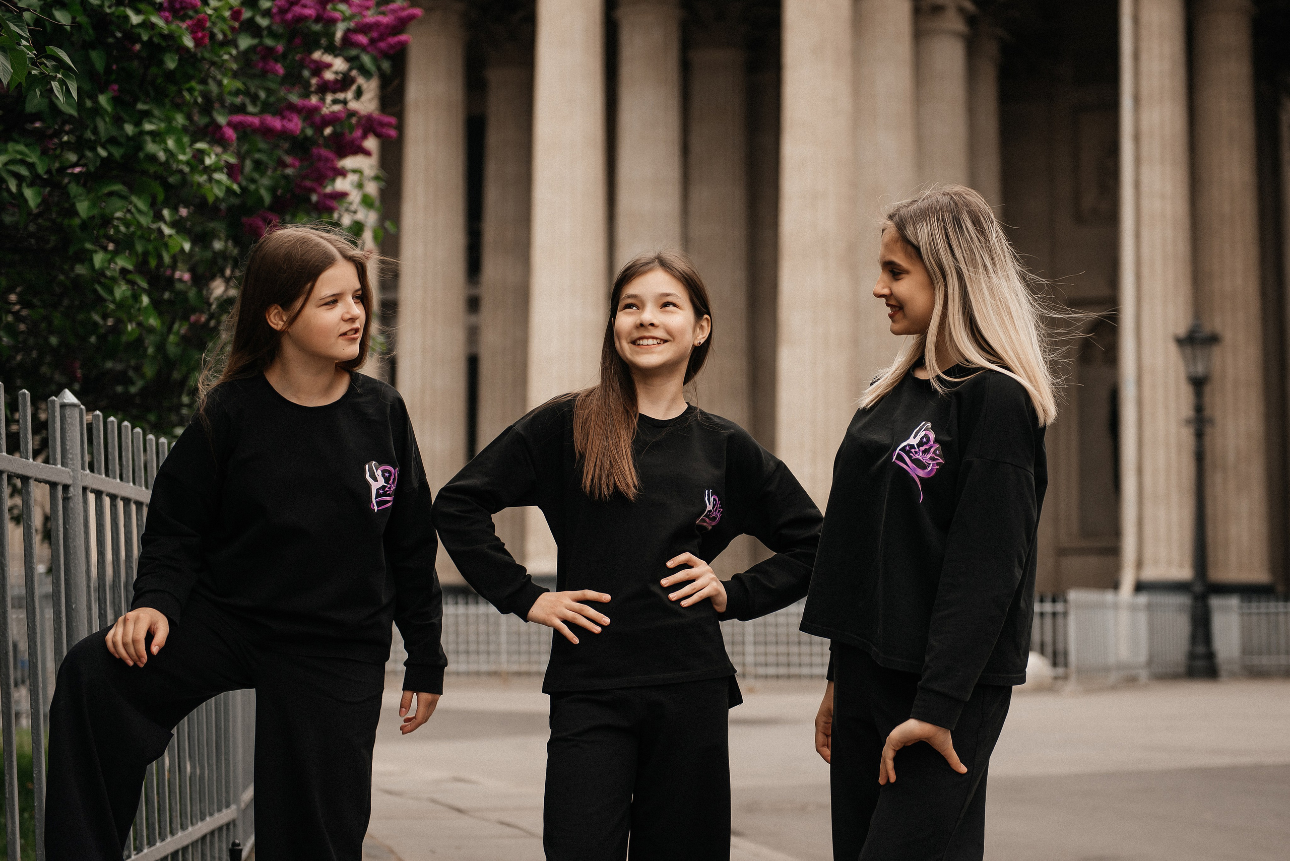 контент фотосъёмка для студии танца у Казанского собора