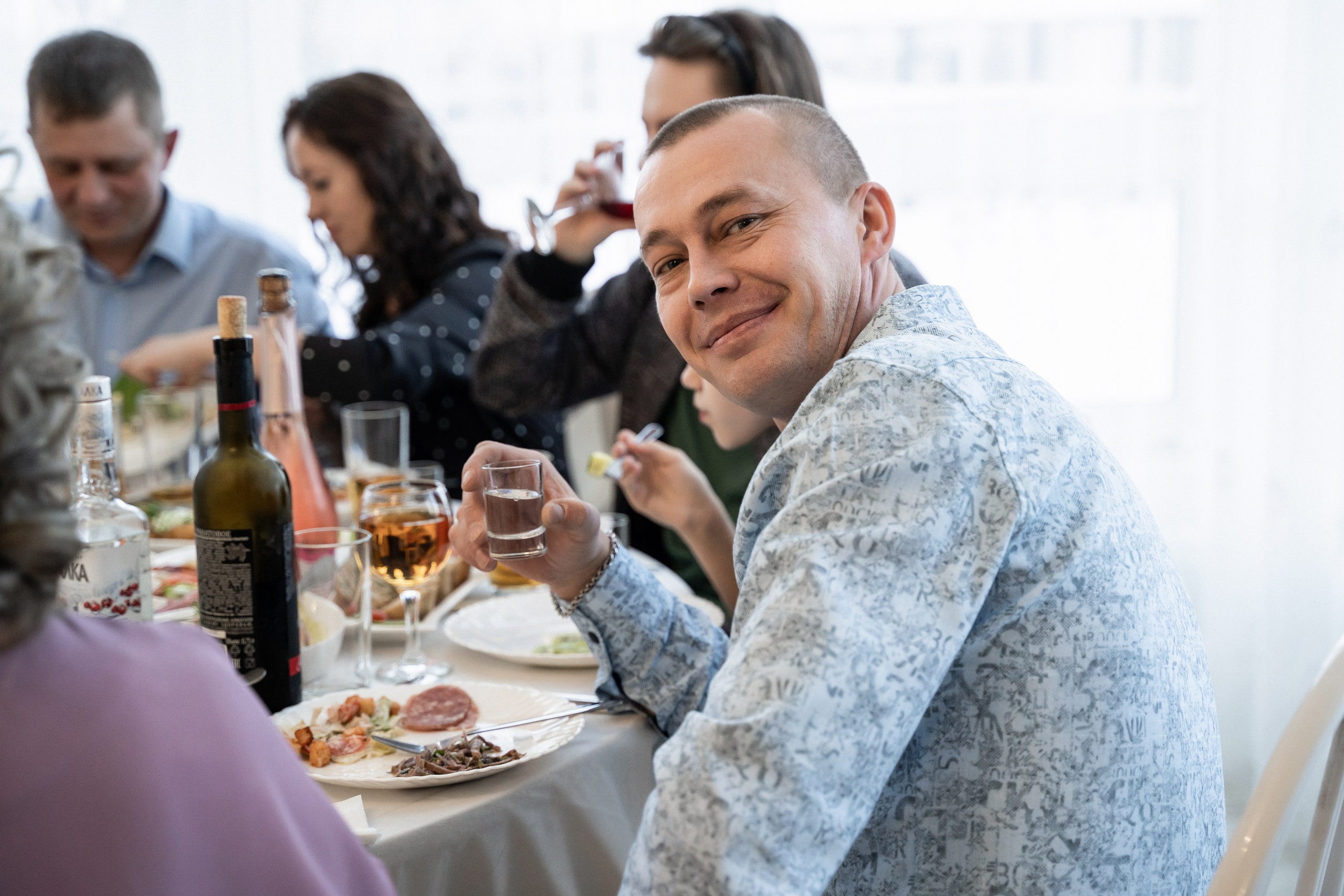 Свадебный банкет. Фотограф Алина Филимонова Тверь