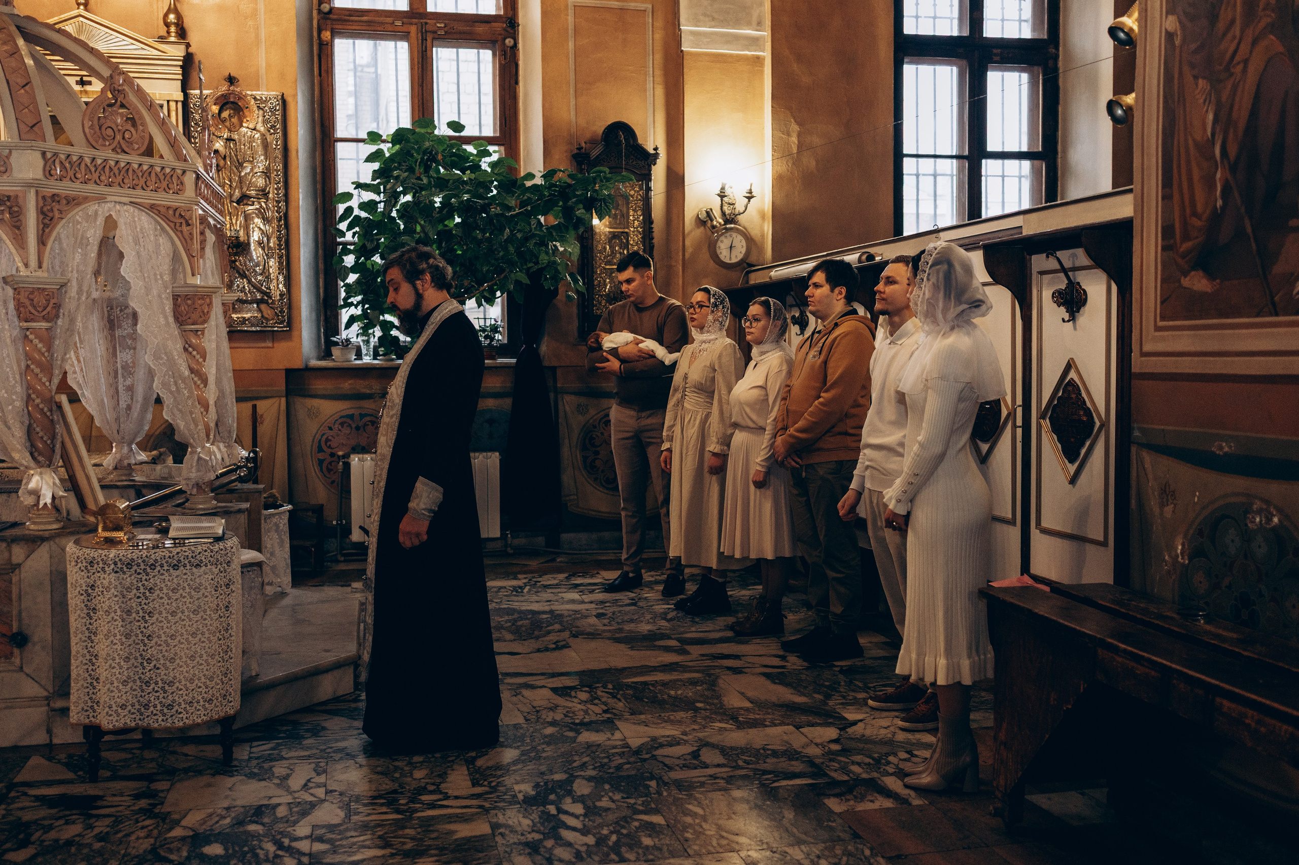 Крещение в Храме Воскресения Словущего в Даниловской Слободе. Главная