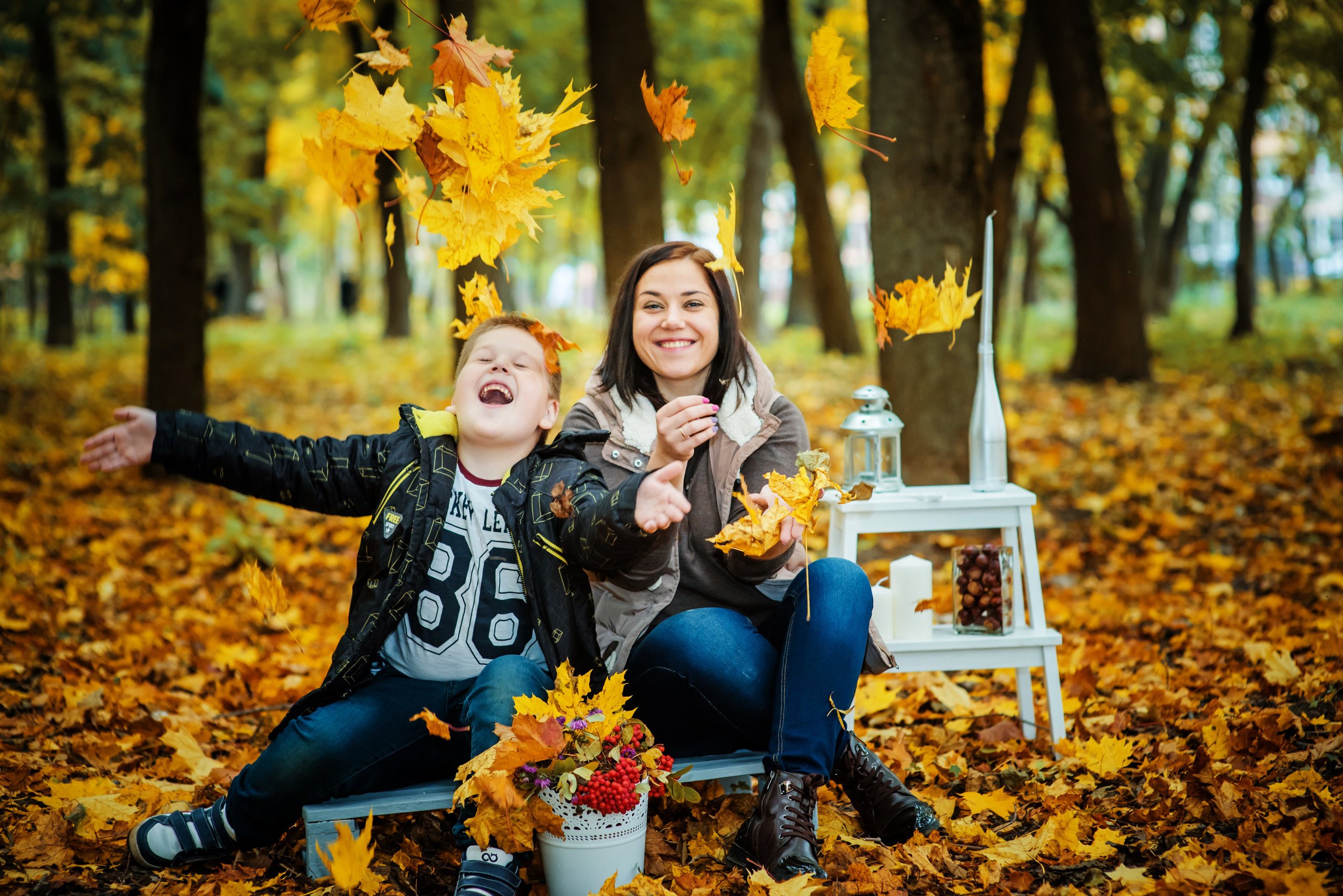 Осенние фотосессии в Туле. Портретный, семейный, свадебный фотограф. Бизнес, контент съёмка. Тула