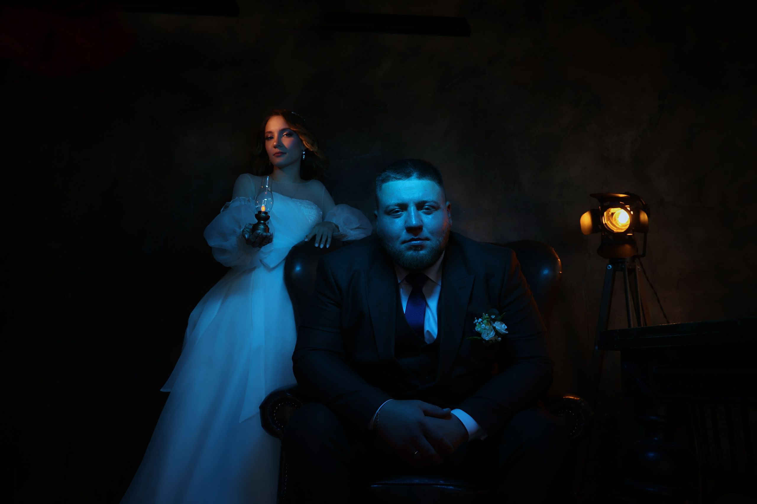 необычная свадебная фотография как в кино