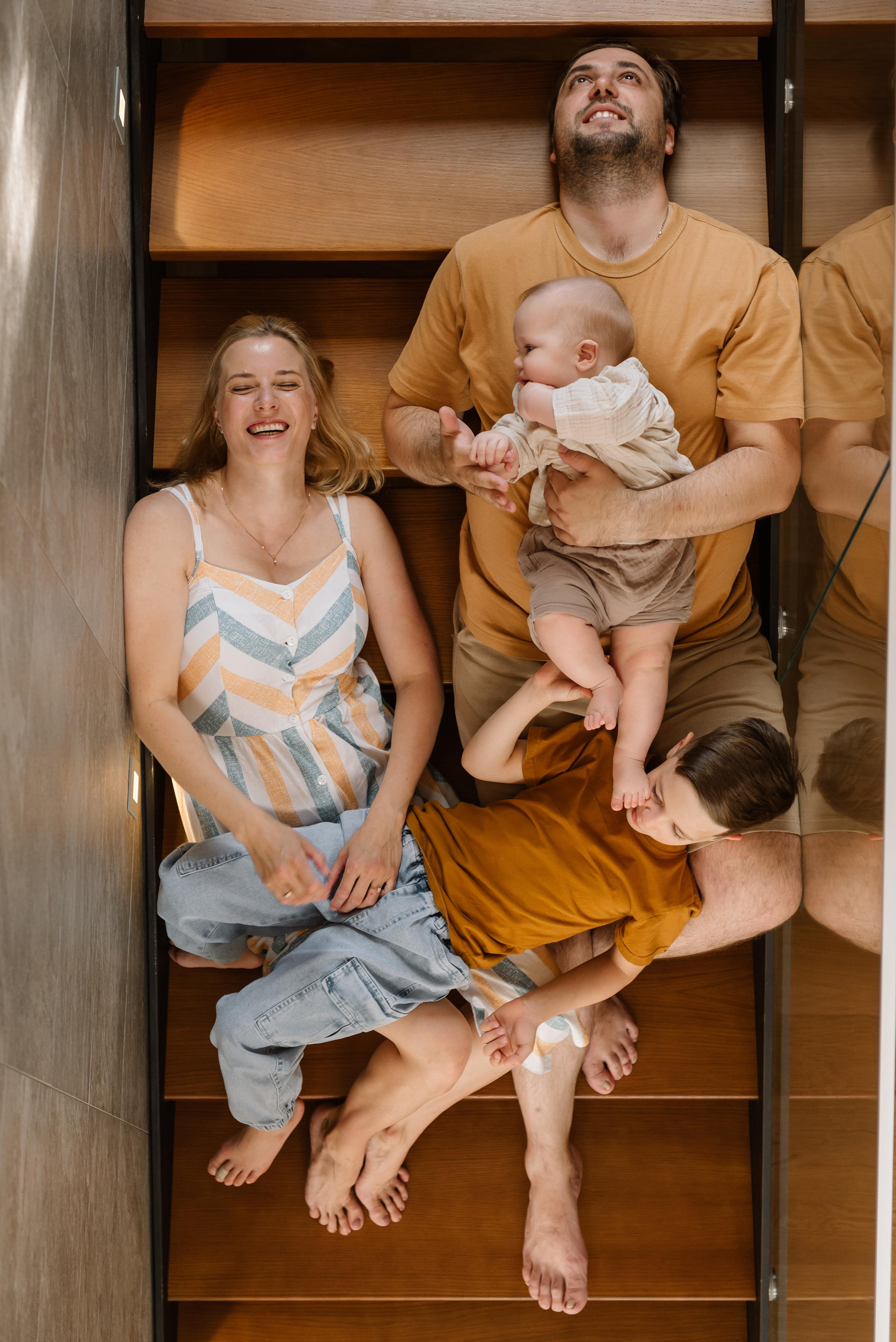 Домашняя семейная фотосессия загородом. Свадебный и семейный фотограф в Санкт-Петербурге Татьяна Пастухова