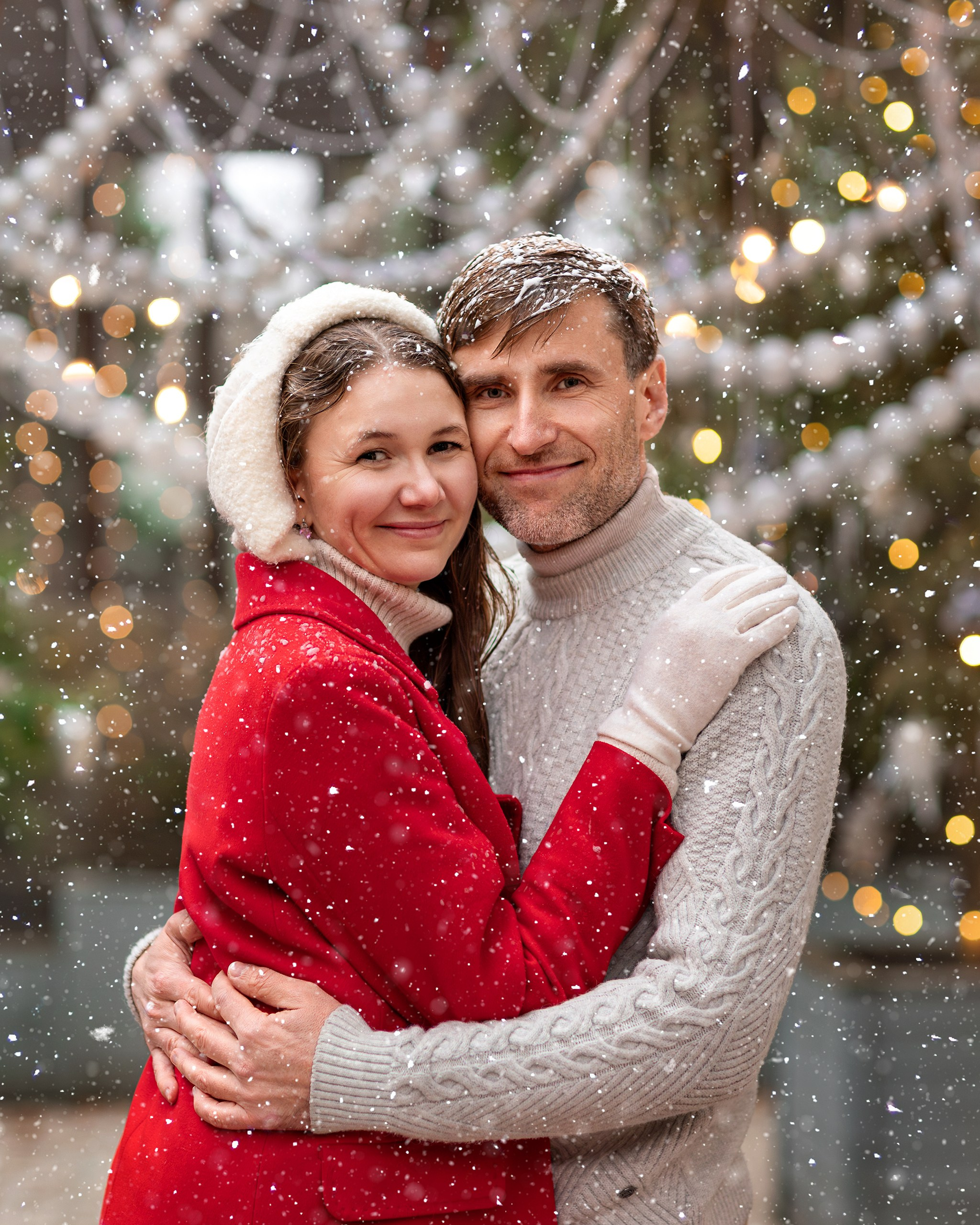 Новогодняя семейная съемка. Детский и семейный фотограф Елена Михайлова в Москве
