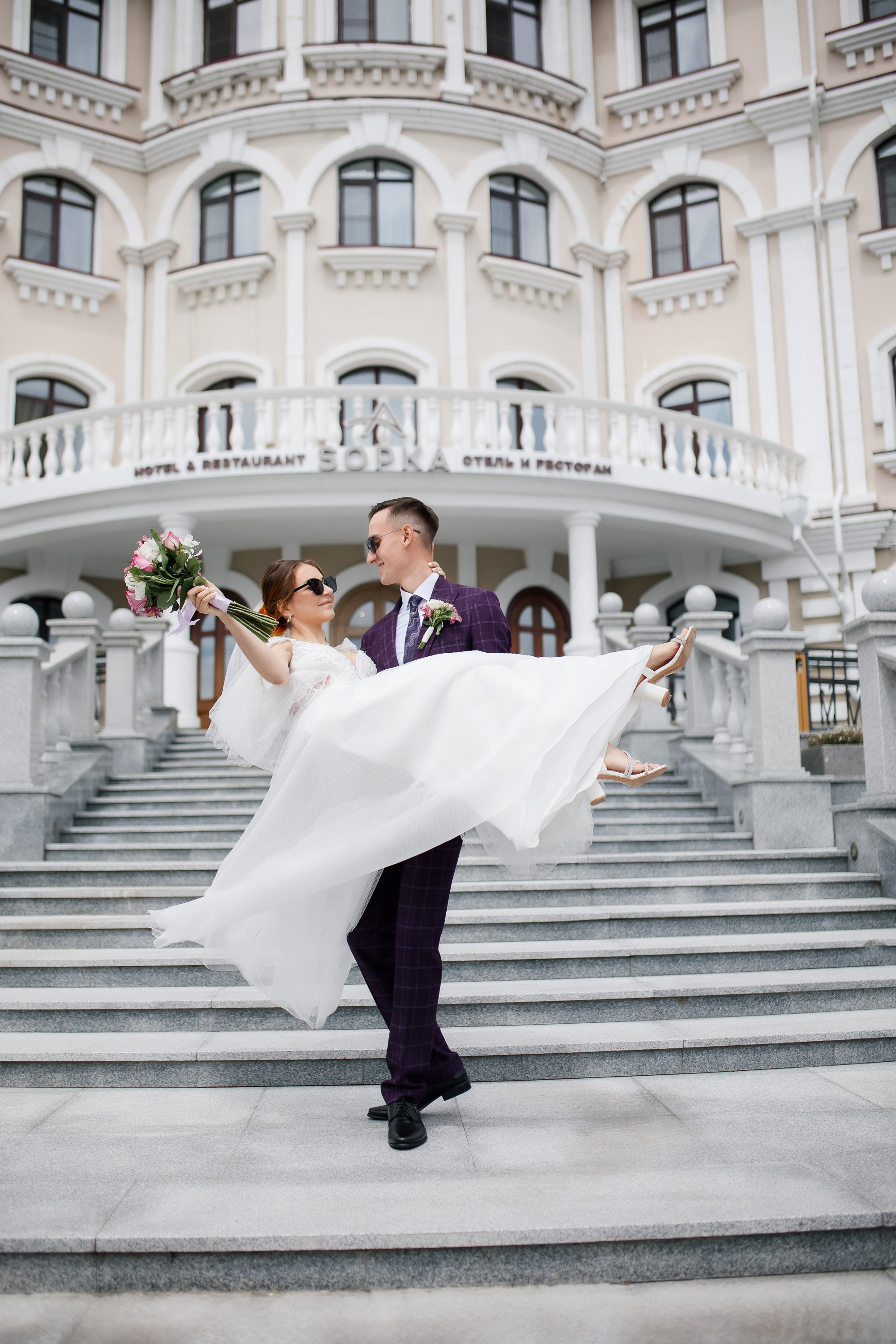 Ксения и Максим. Сборы Sopka. Прогулка по городу. Свадебный фотограф в Хабаровске