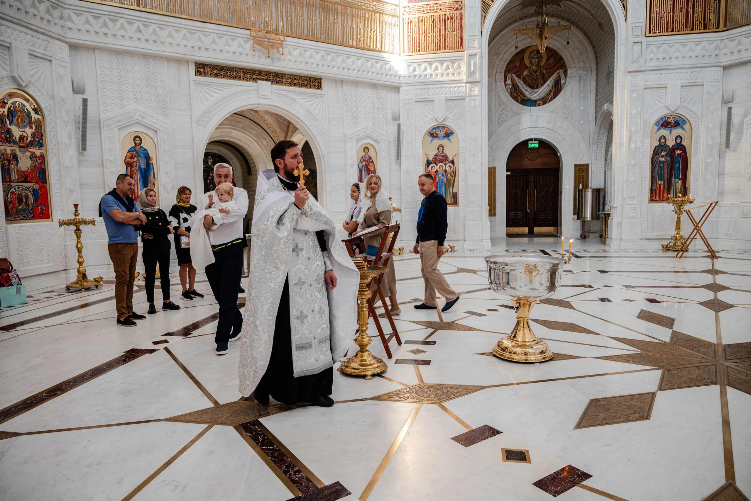 Крещение Олеся. Семейный и детский фотограф Москва