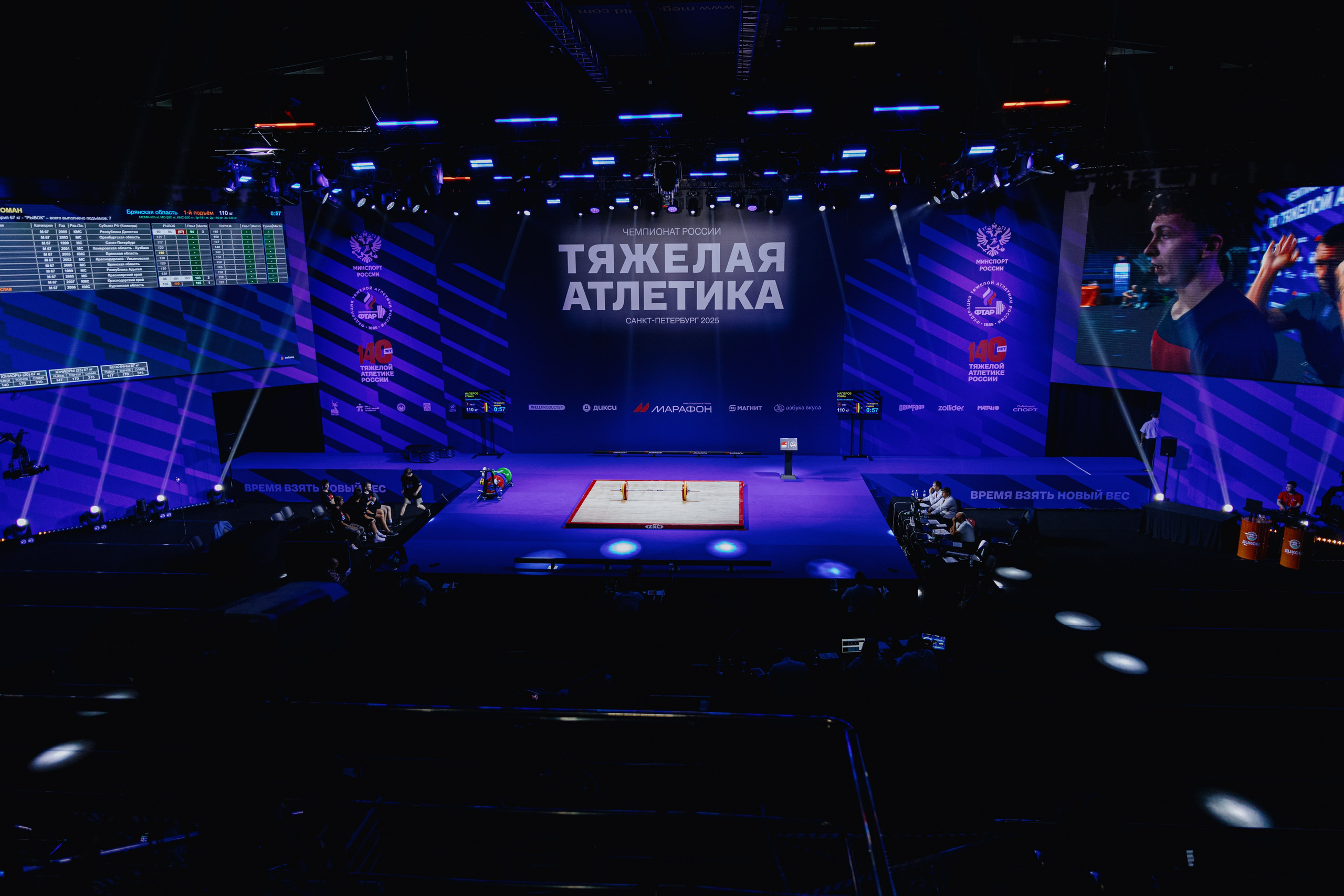 Чемпионат России по тяжелой атлетике 2025. Фотограф в Москве и Санкт-Петербурге Дарина
