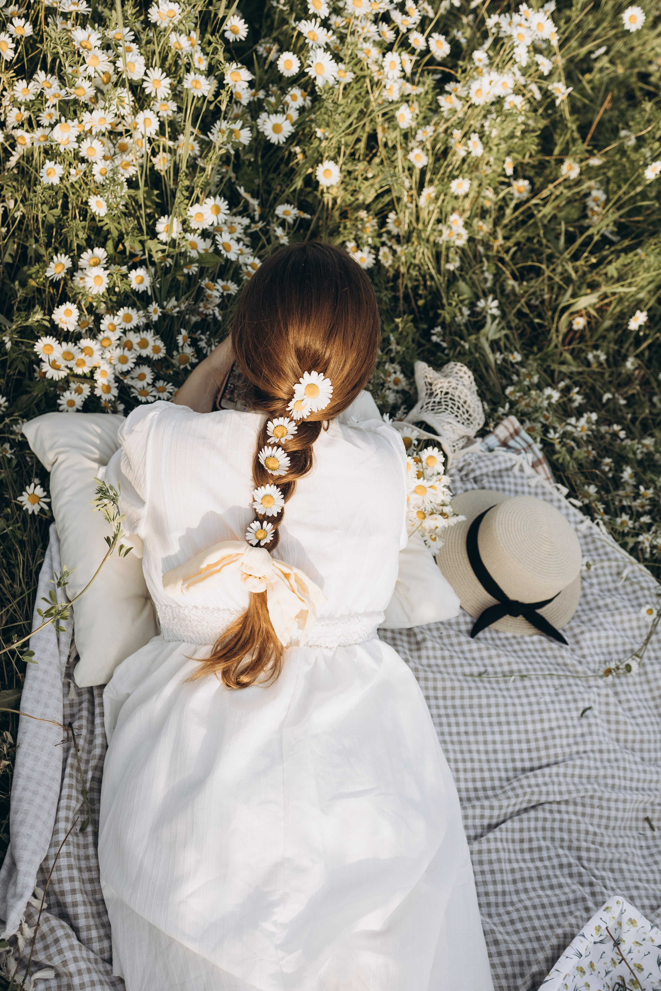 Маша и ромашки. Семейный фотограф в Москве Виктория Ястребинская