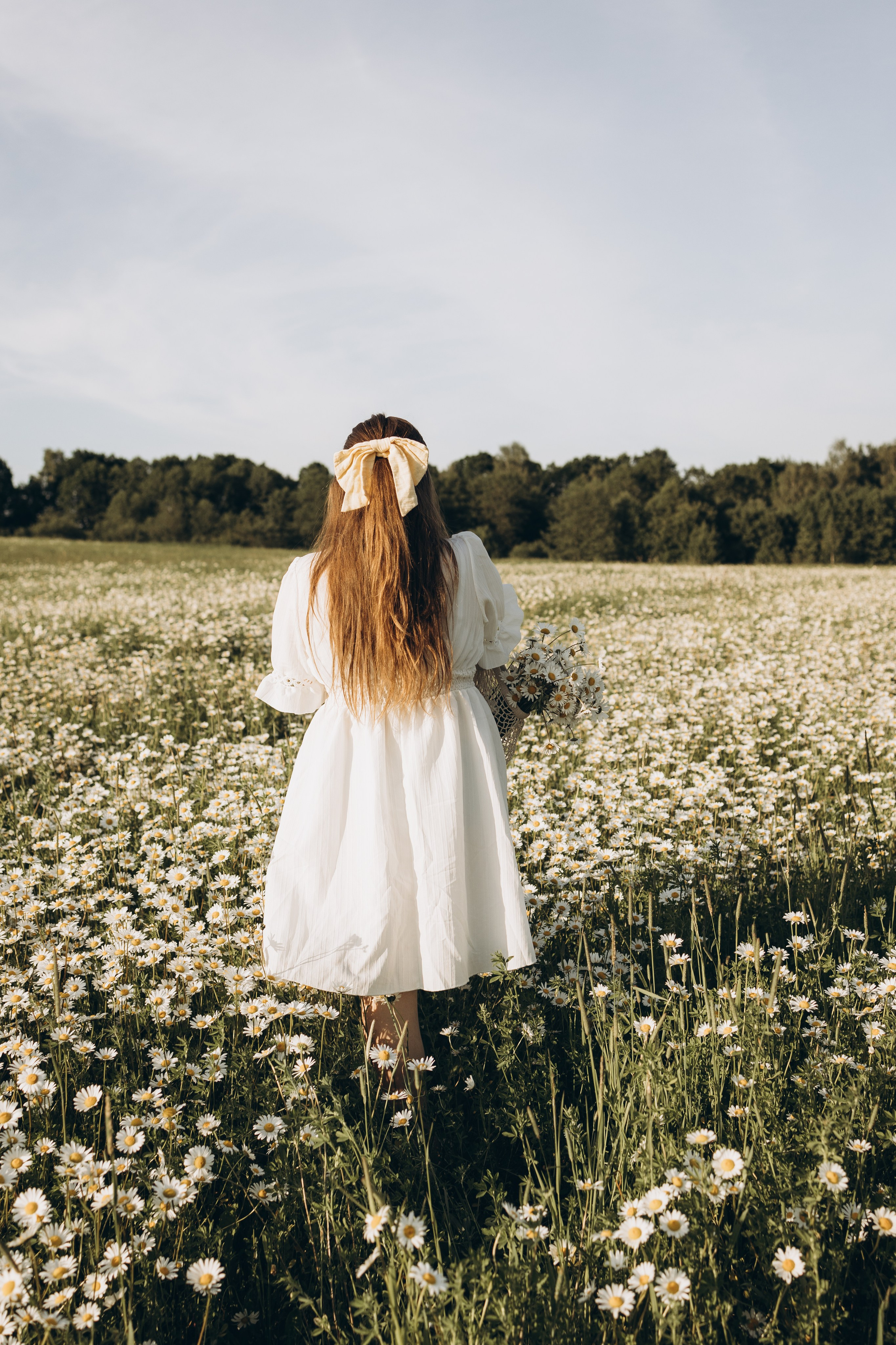 Маша и ромашки. Семейный фотограф в Москве Виктория Ястребинская