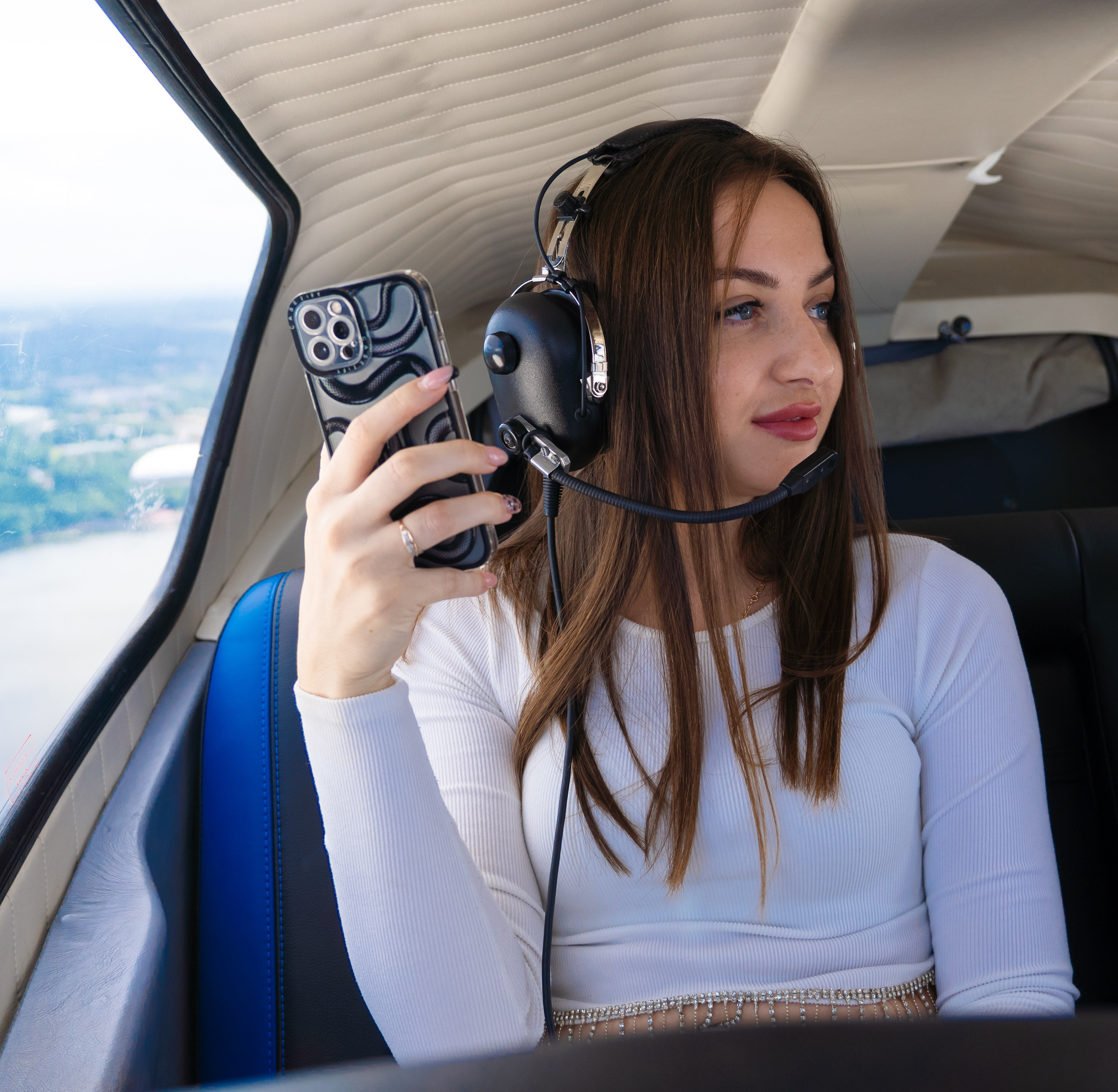 фотосессия в самолете