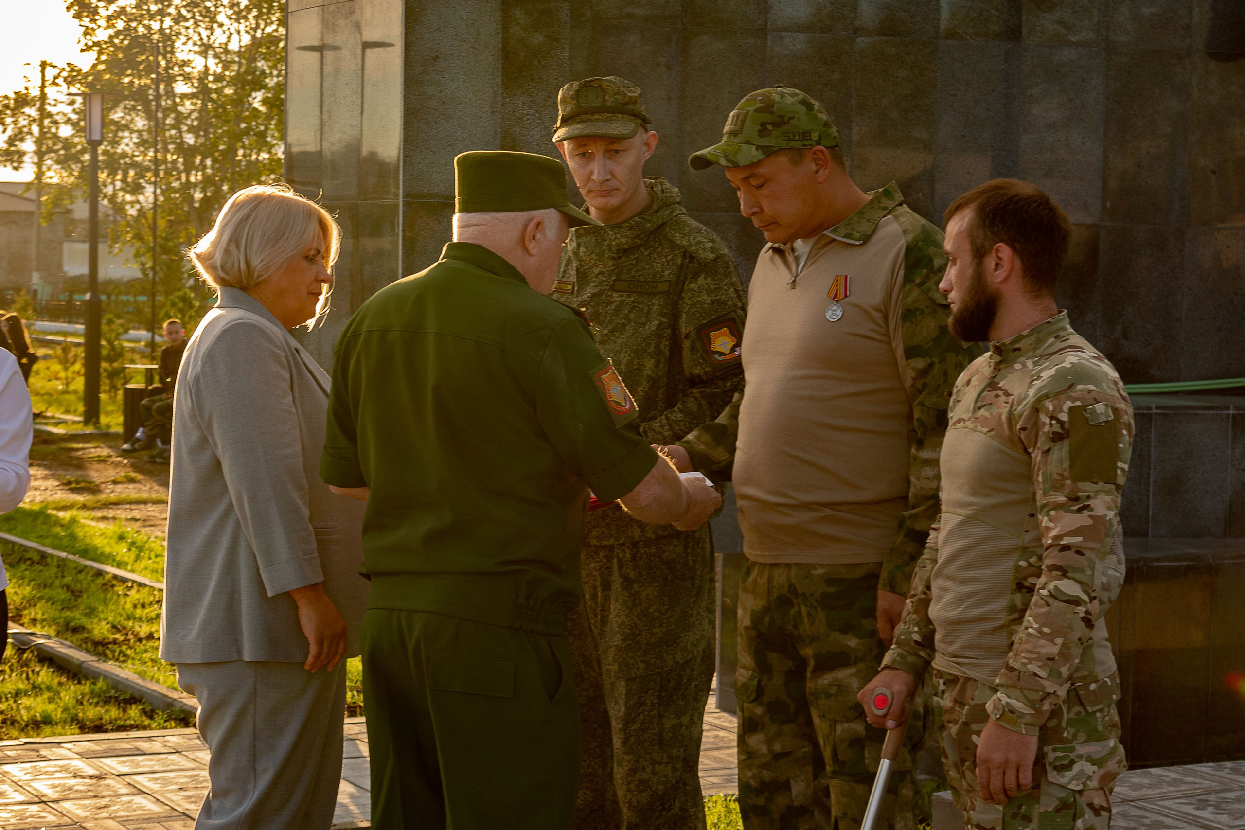 Открытие мемориального комплекса. Фотограф широкого профиля Чита-Цасучей