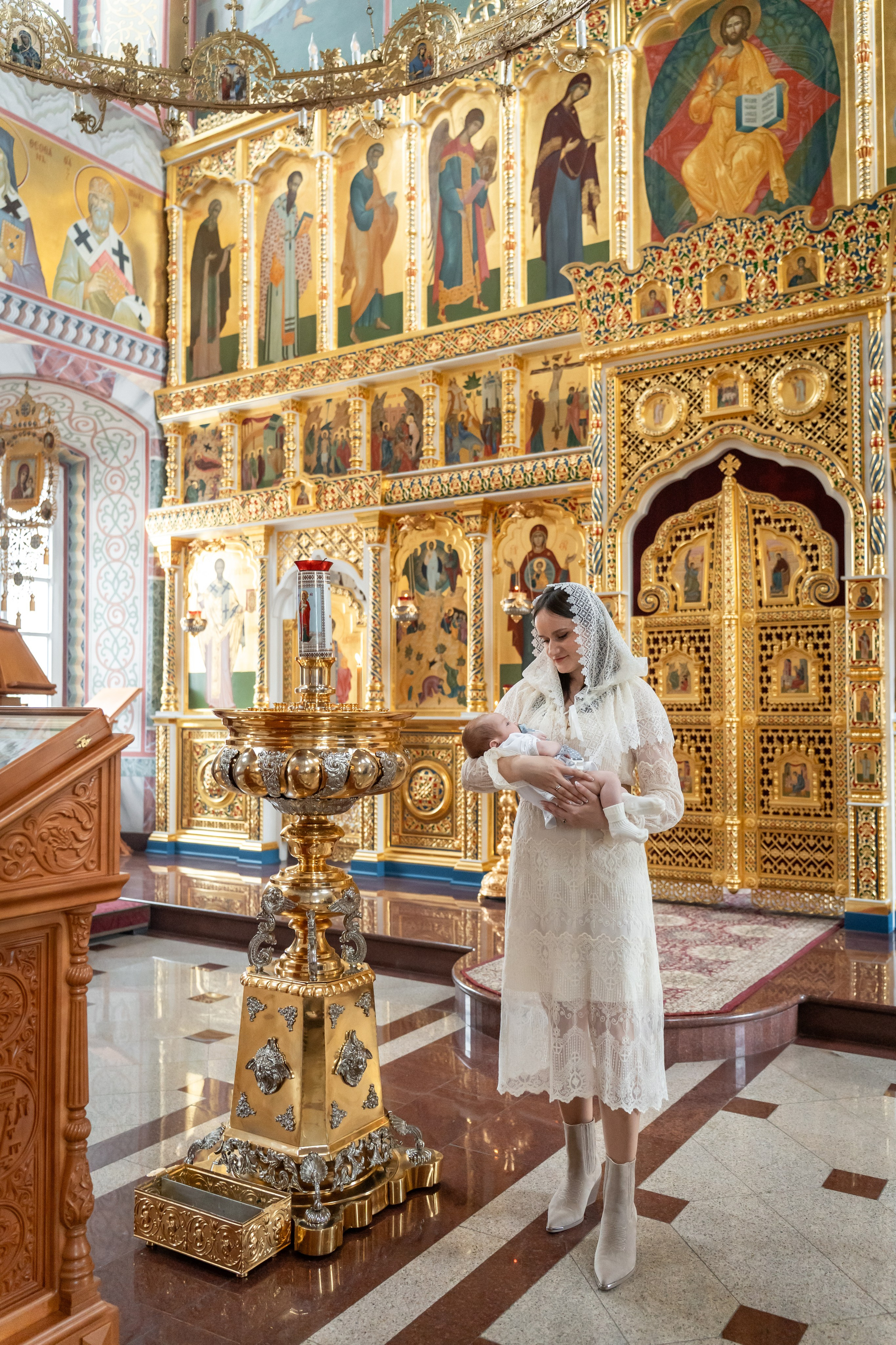 Крещение Артемия в храме Покрова Пр. Богородицы. Фотограф на Крещение Тула и Венчание в Туле, детский и семейный фотограф
