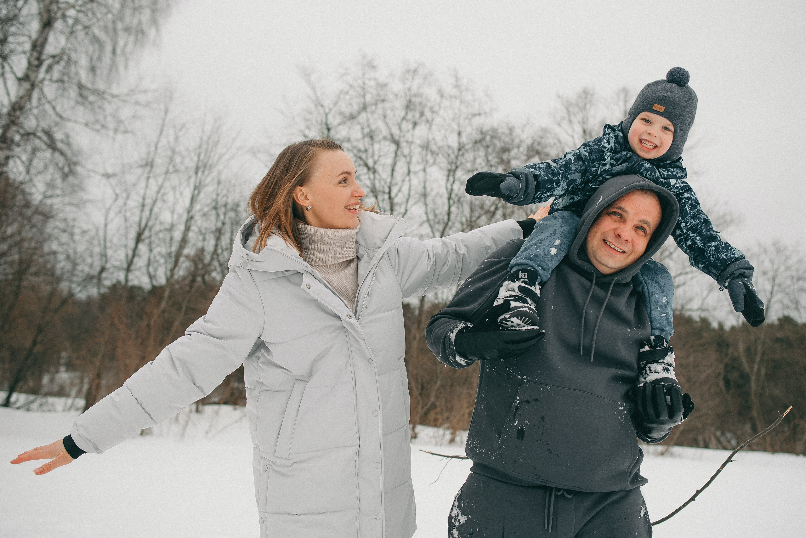 Семейная фотосессия на природе. Семейный и детский фотограф в Обнинске, Калуге, Москве