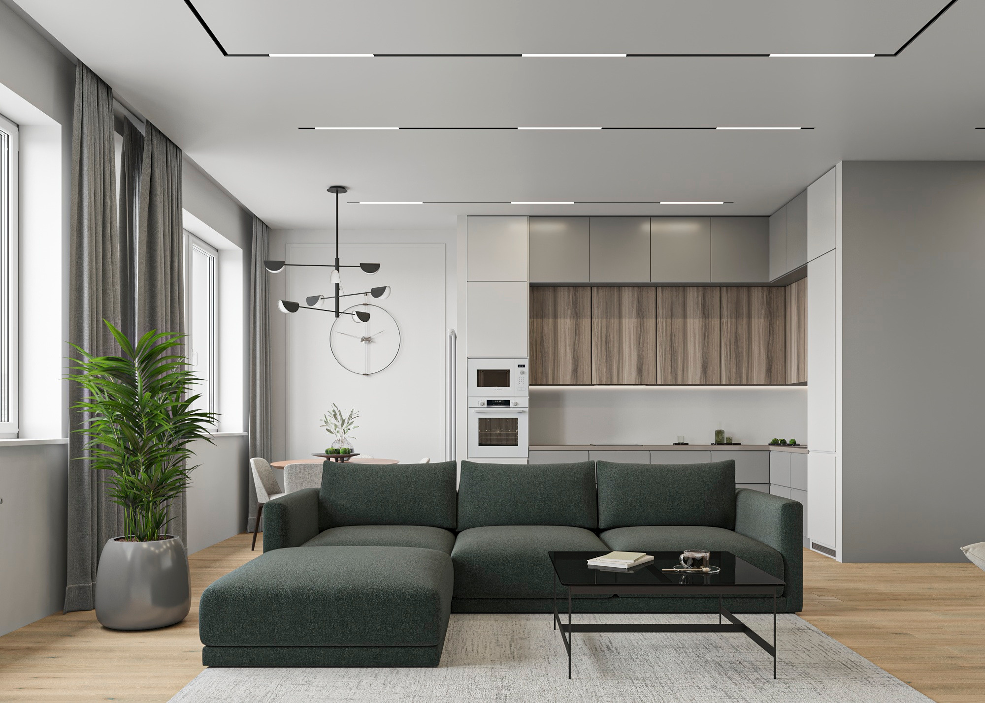 RESIDENCE PRIME TIME, MOSCA. Irina Balykina — Interior 3D Visualisation