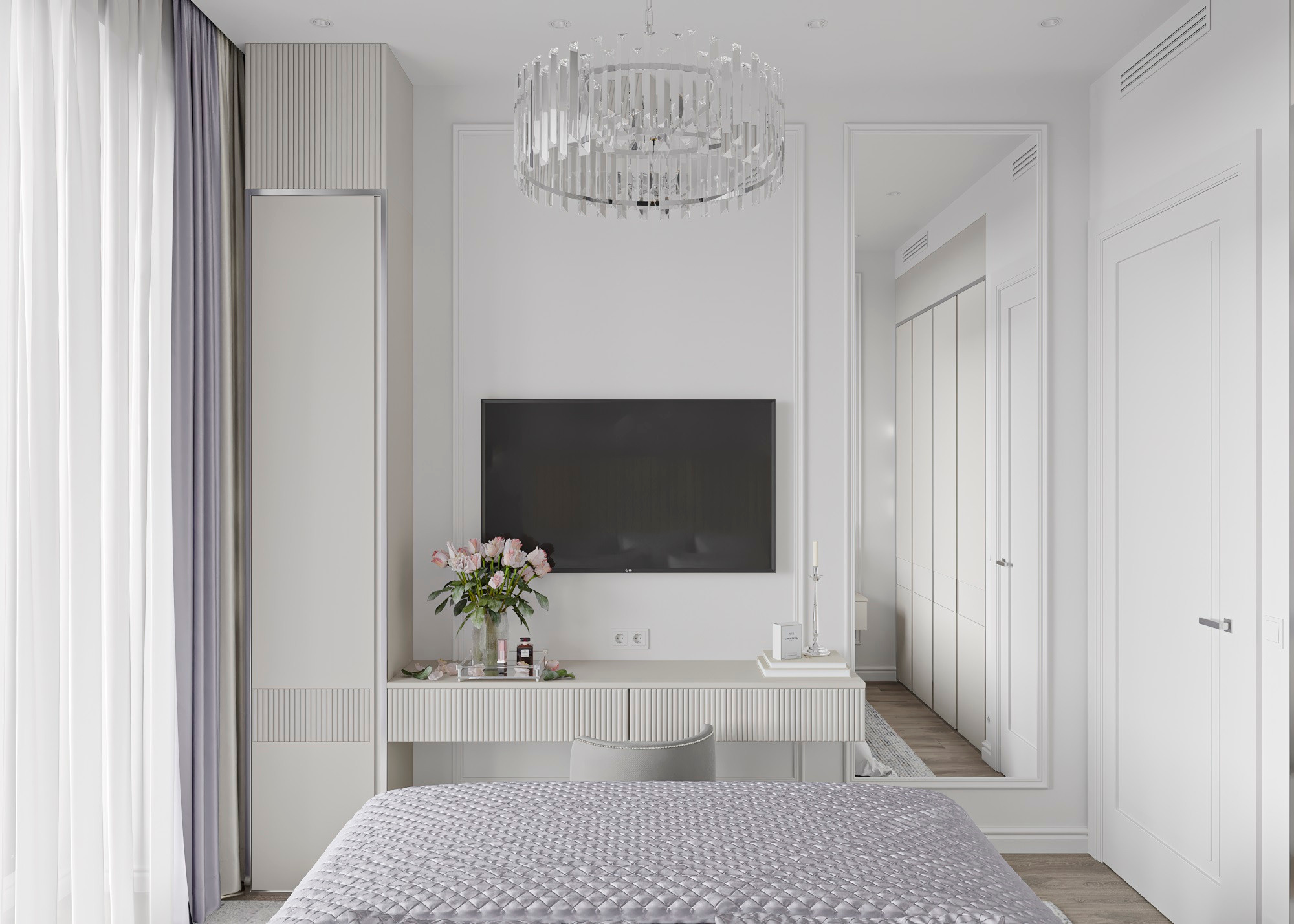 ЖК PRIME PARK 2, (МОСКВА) 45 КВ.М. Irina Balykina — Interior 3D Visualisation