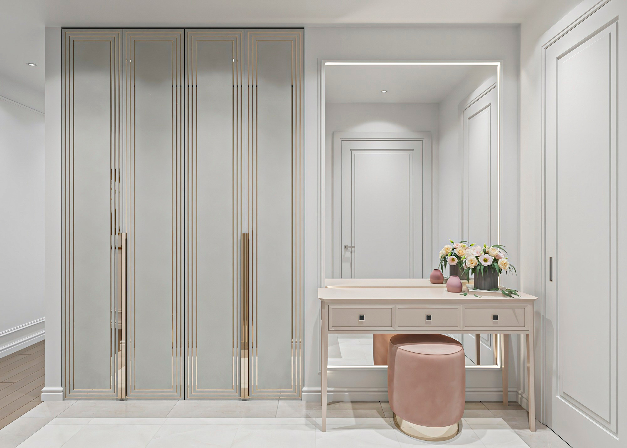 ЖК PRIME PARK 1 (МОСКВА) 109 КВ.М. Irina Balykina — Interior 3D Visualisation