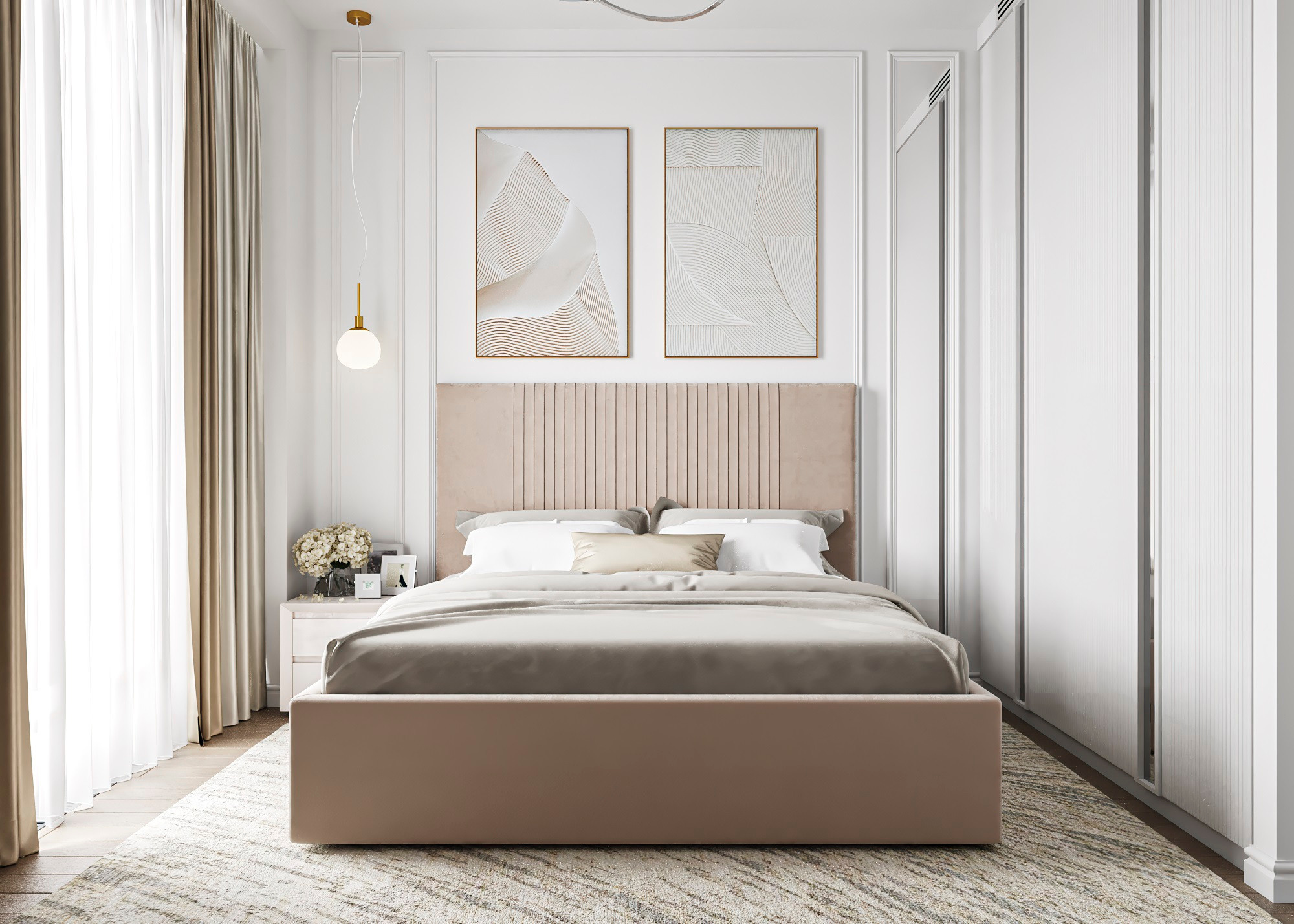 ЖК PRIME PARK 1 (МОСКВА) 109 КВ.М. Irina Balykina — Interior 3D Visualisation