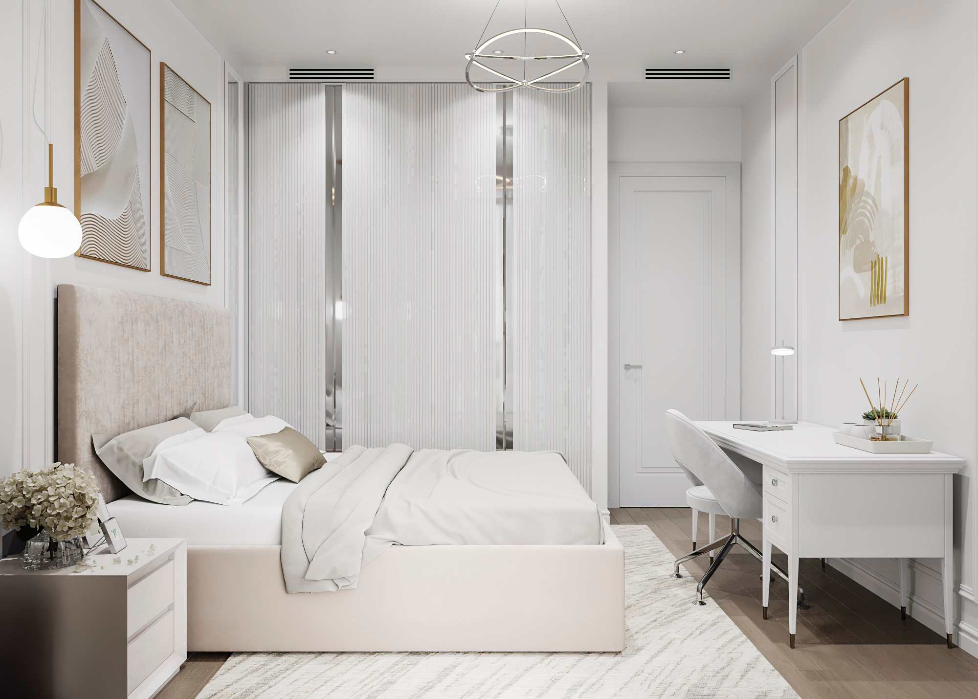 ЖК PRIME PARK 1 (МОСКВА) 109 КВ.М. Irina Balykina — Interior 3D Visualisation