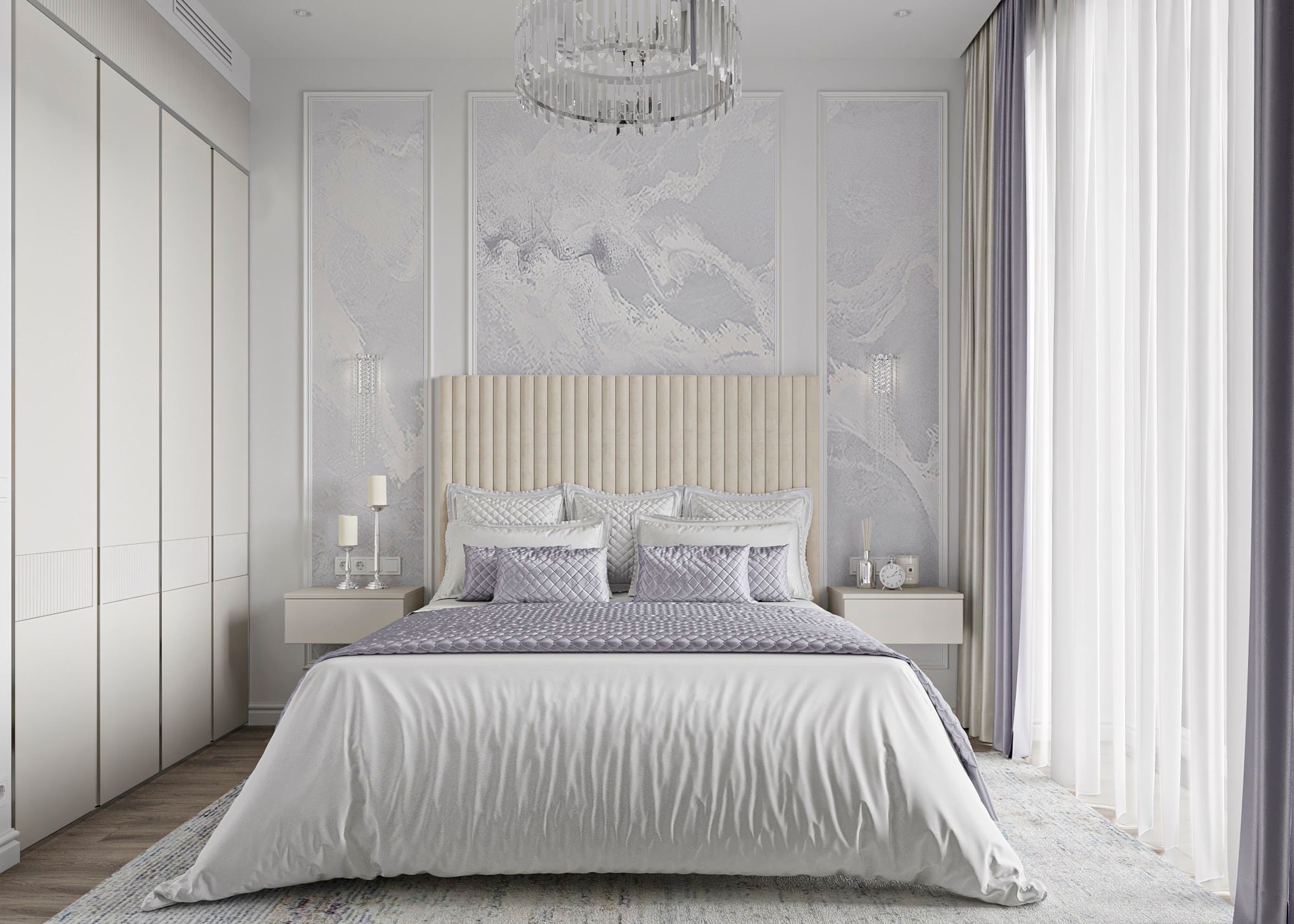 ЖК PRIME PARK 2, (МОСКВА) 45 КВ.М. Irina Balykina — Interior 3D Visualisation